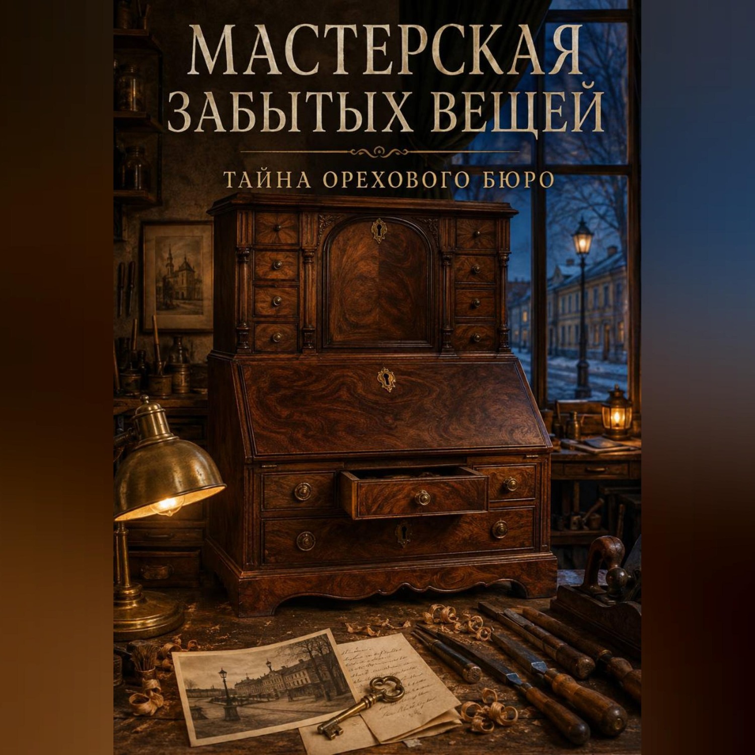 Обложка книги «Мастерская забытых вещей. Тайна орехового бюро»