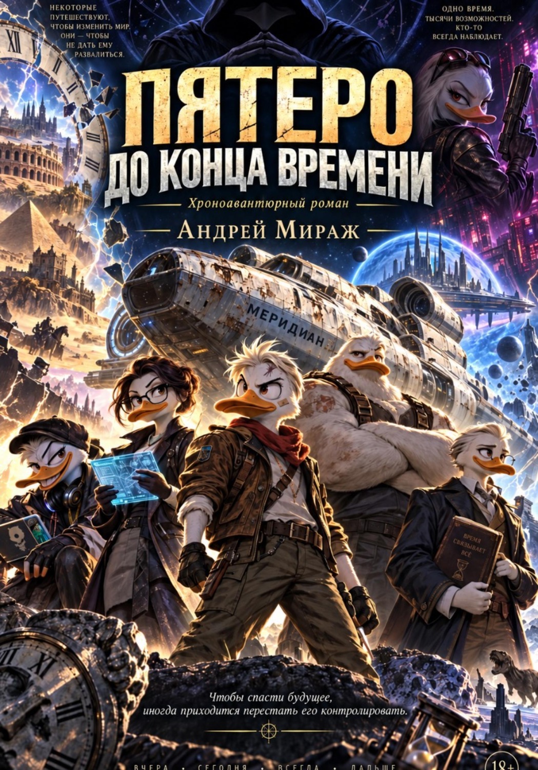 Обложка книги ««Пятеро до конца времени»»