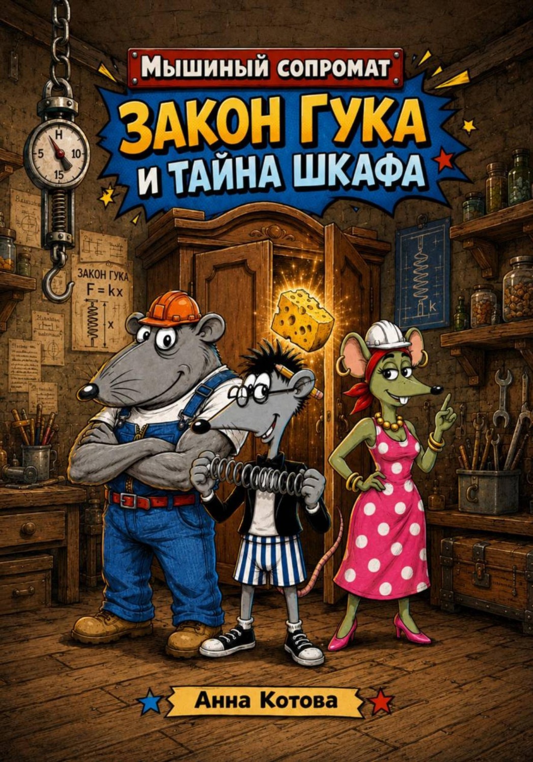 Обложка книги «Мышиный сопромат. Закон Гука и тайна шкафа»