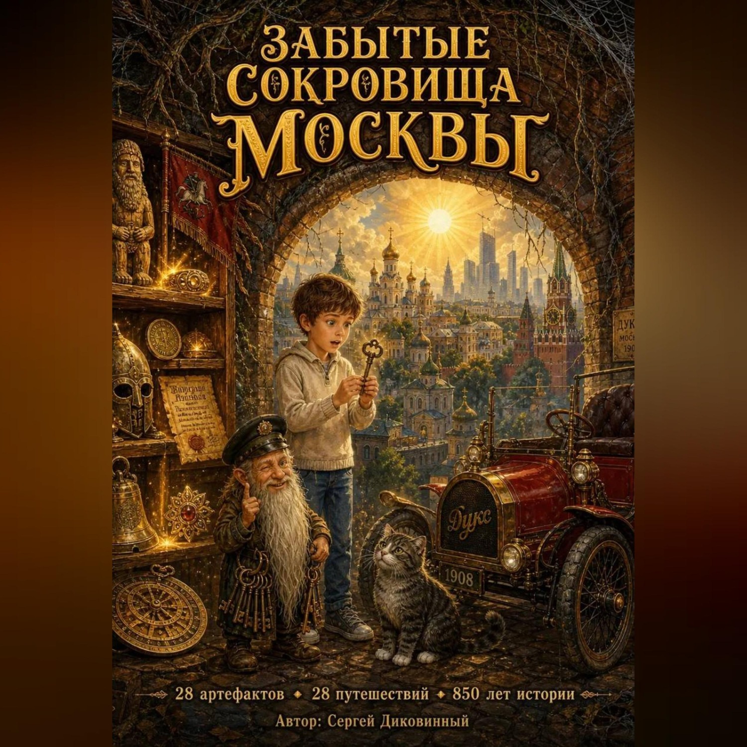 Обложка книги «Забытые сокровища Москвы»
