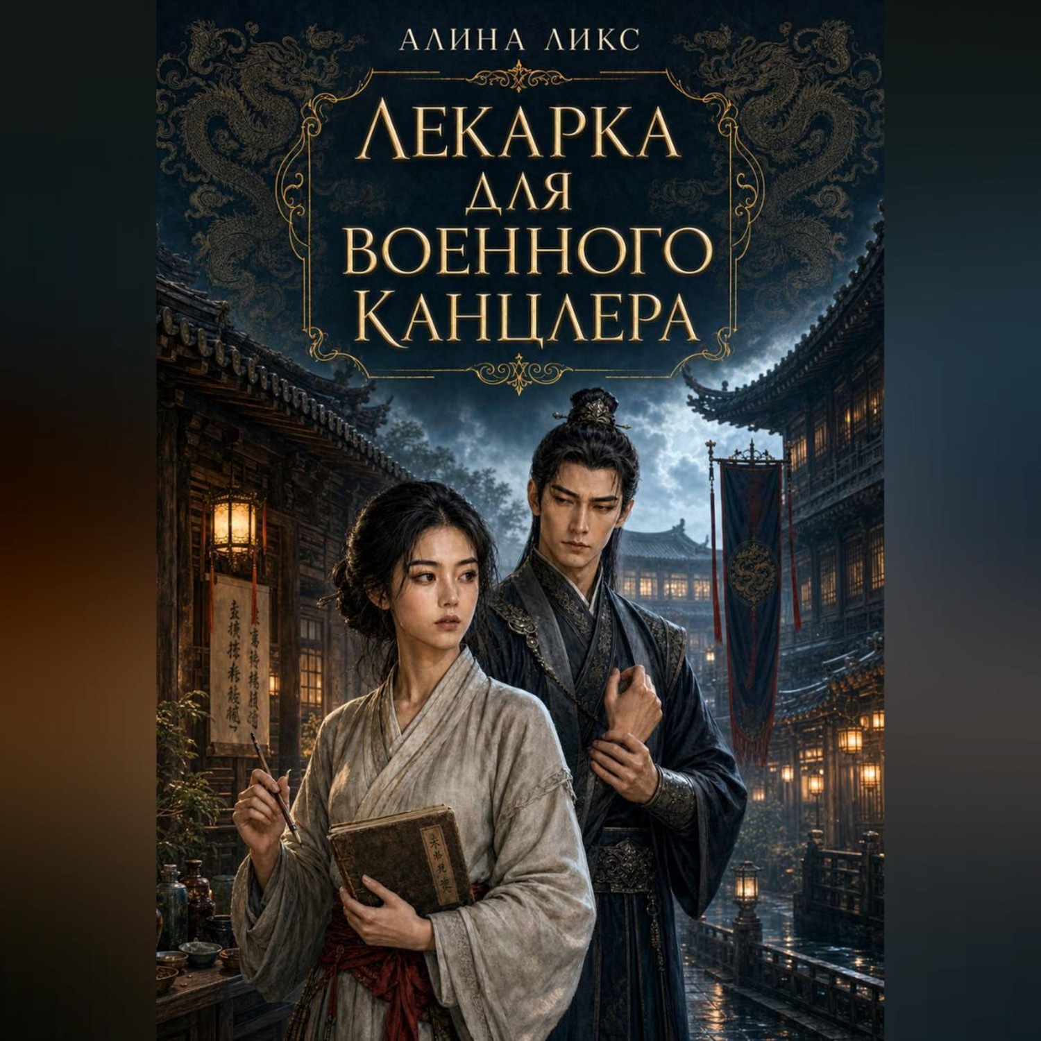 Обложка книги «Лекарка для военного канцлера»