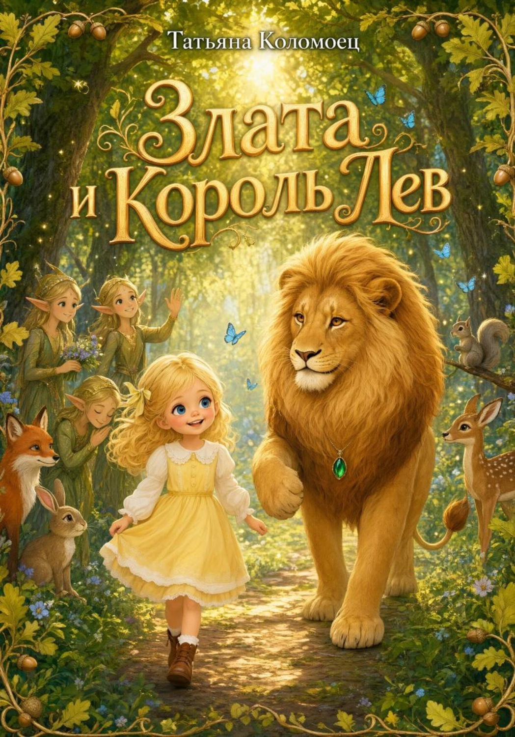 Обложка книги «Злата и Король Лев»