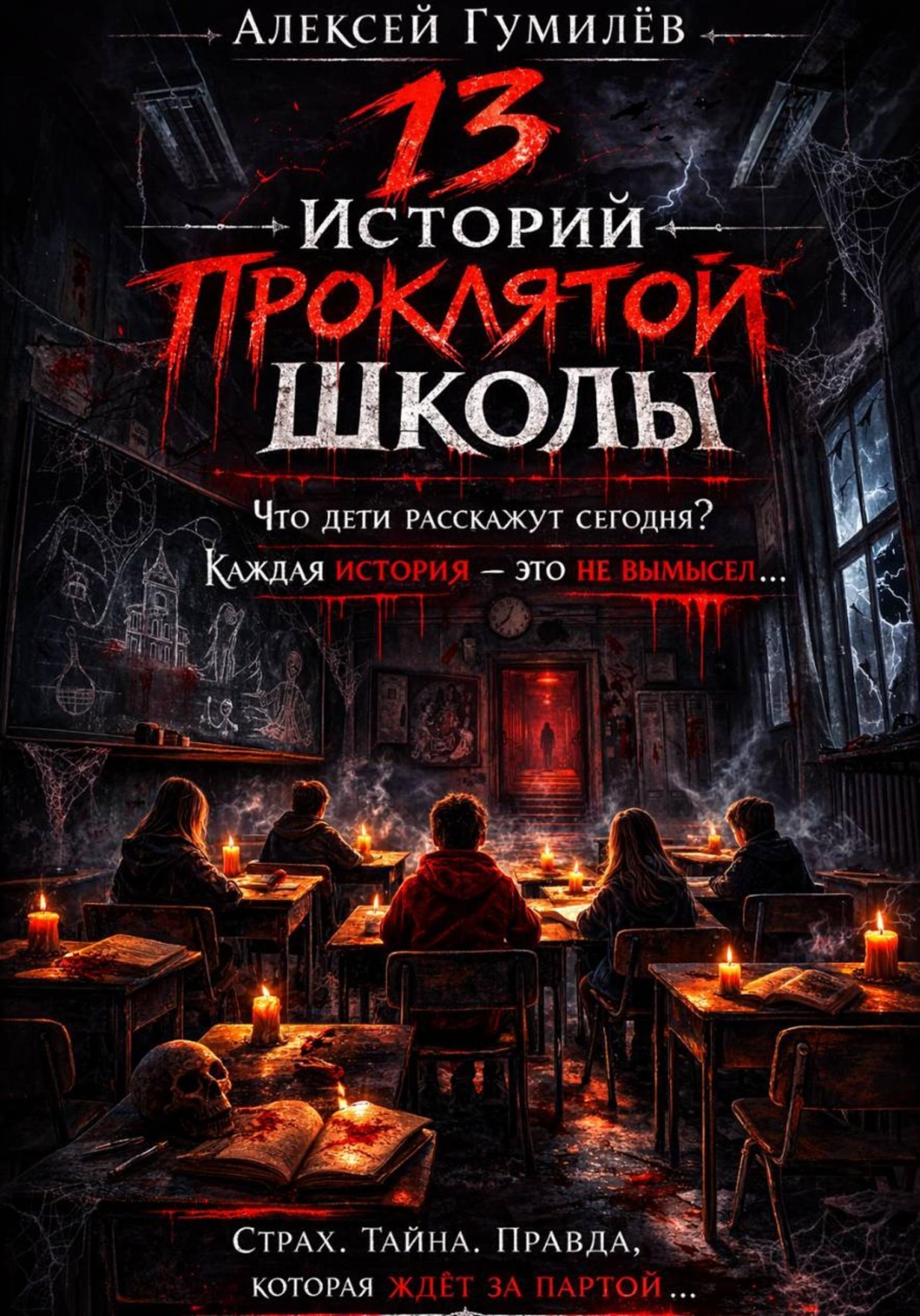 Обложка: 13 историй проклятой школы