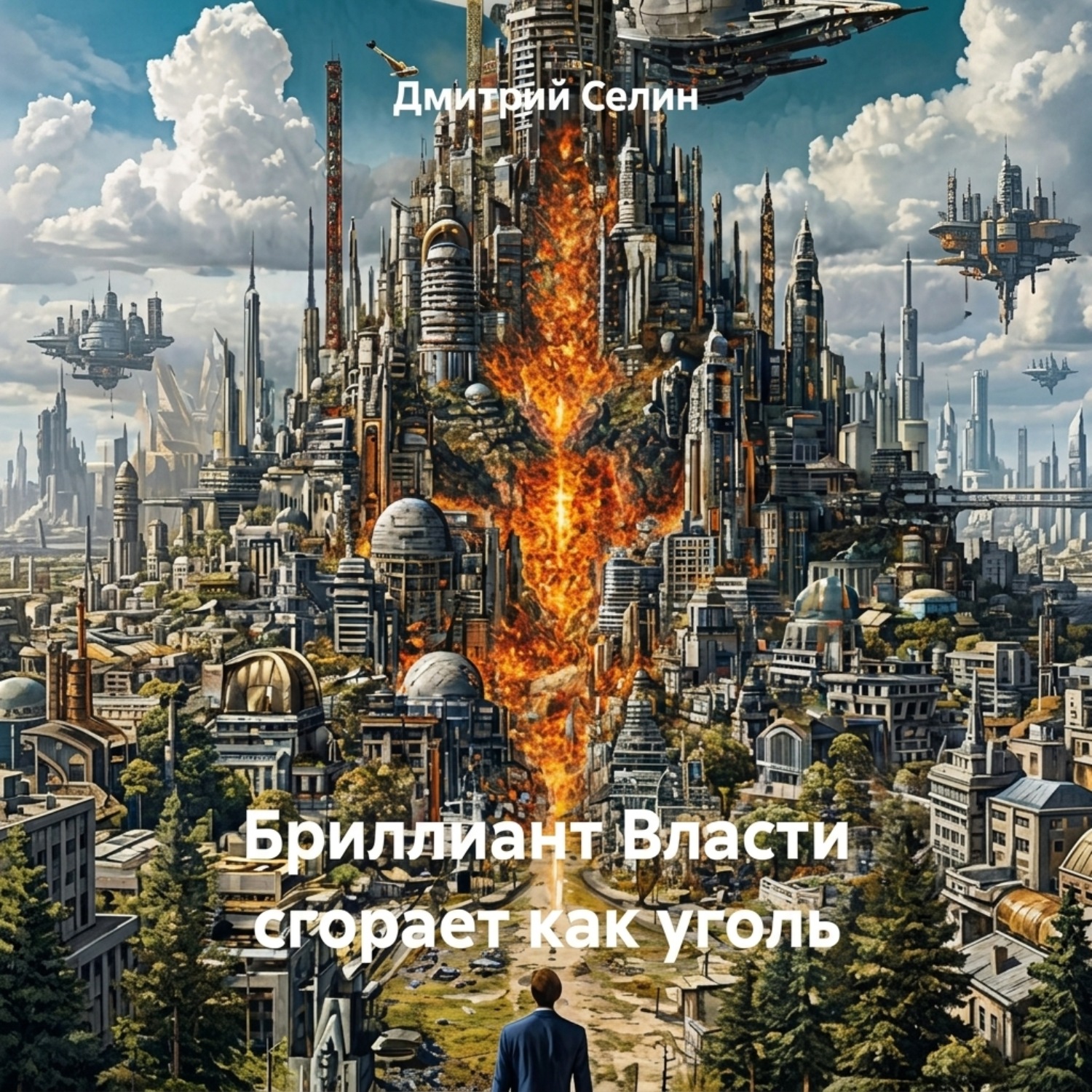 Обложка книги «Бриллиант Власти сгорает как уголь»