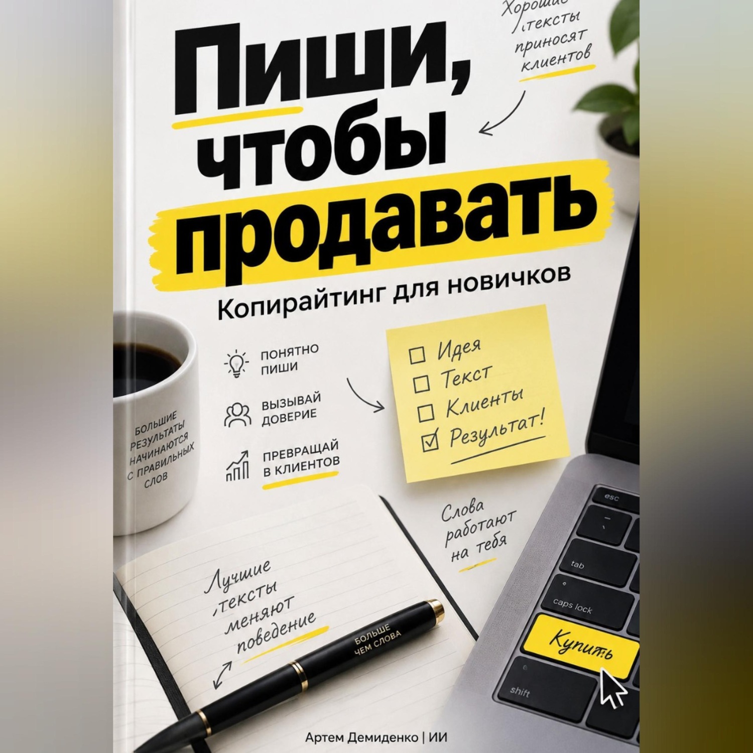 Обложка книги «Пиши, чтобы продавать: Копирайтинг для новичков»