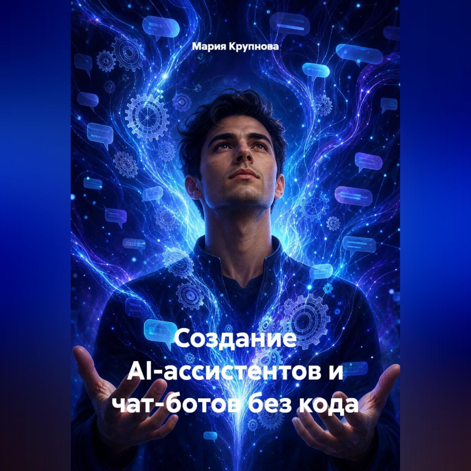 Обложка книги «Создание AI-ассистентов и чат-ботов без кода»