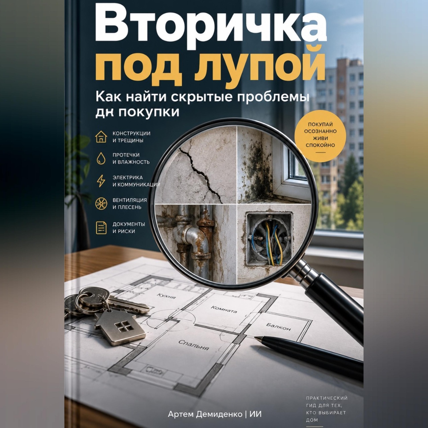 Обложка книги «Вторичка под лупой: Как найти скрытые проблемы до покупки»