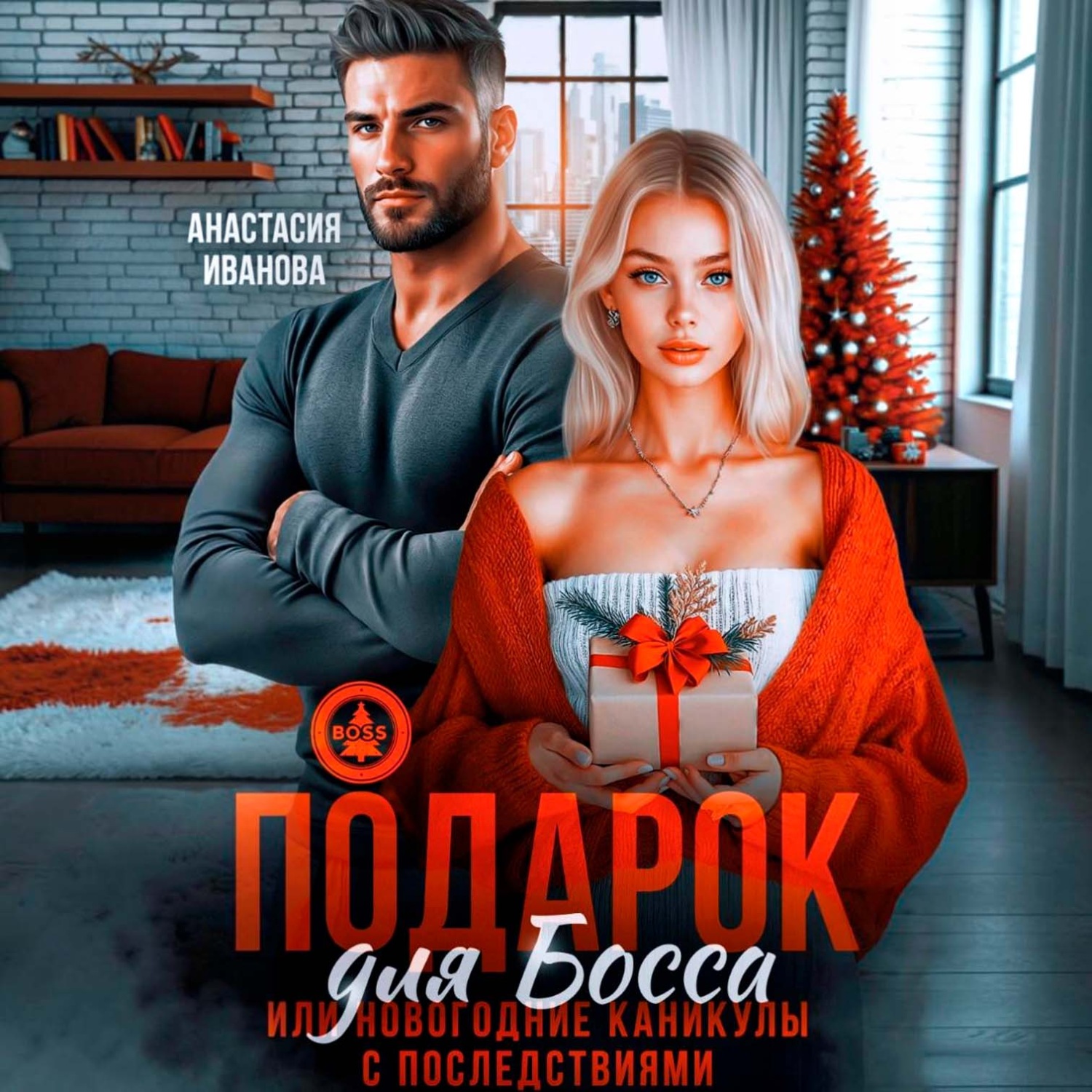 Обложка книги «Подарок для босса. Или новогодние каникулы с последствиями»
