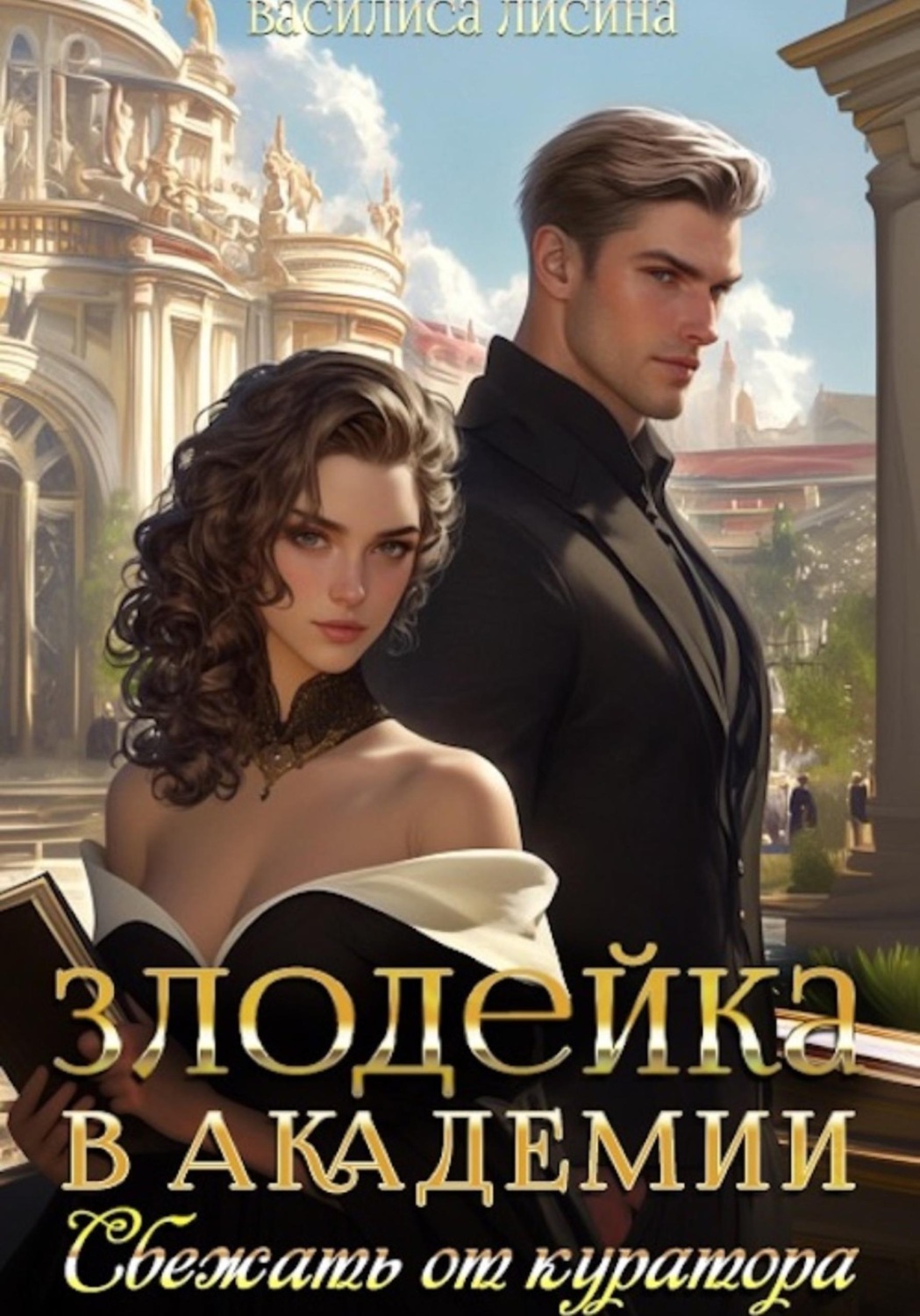 Обложка книги «Злодейка в академии. Сбежать от куратора»