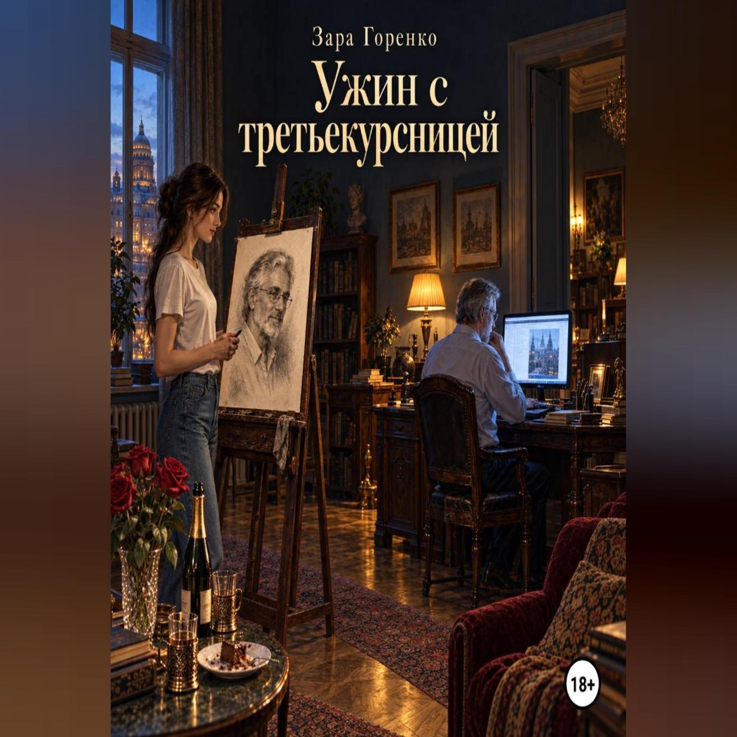 Обложка книги «Ужин с третьекурсницей»