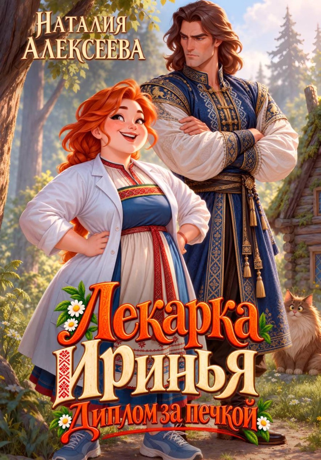 Обложка книги «Лекарка Иринья. Диплом за печкой»