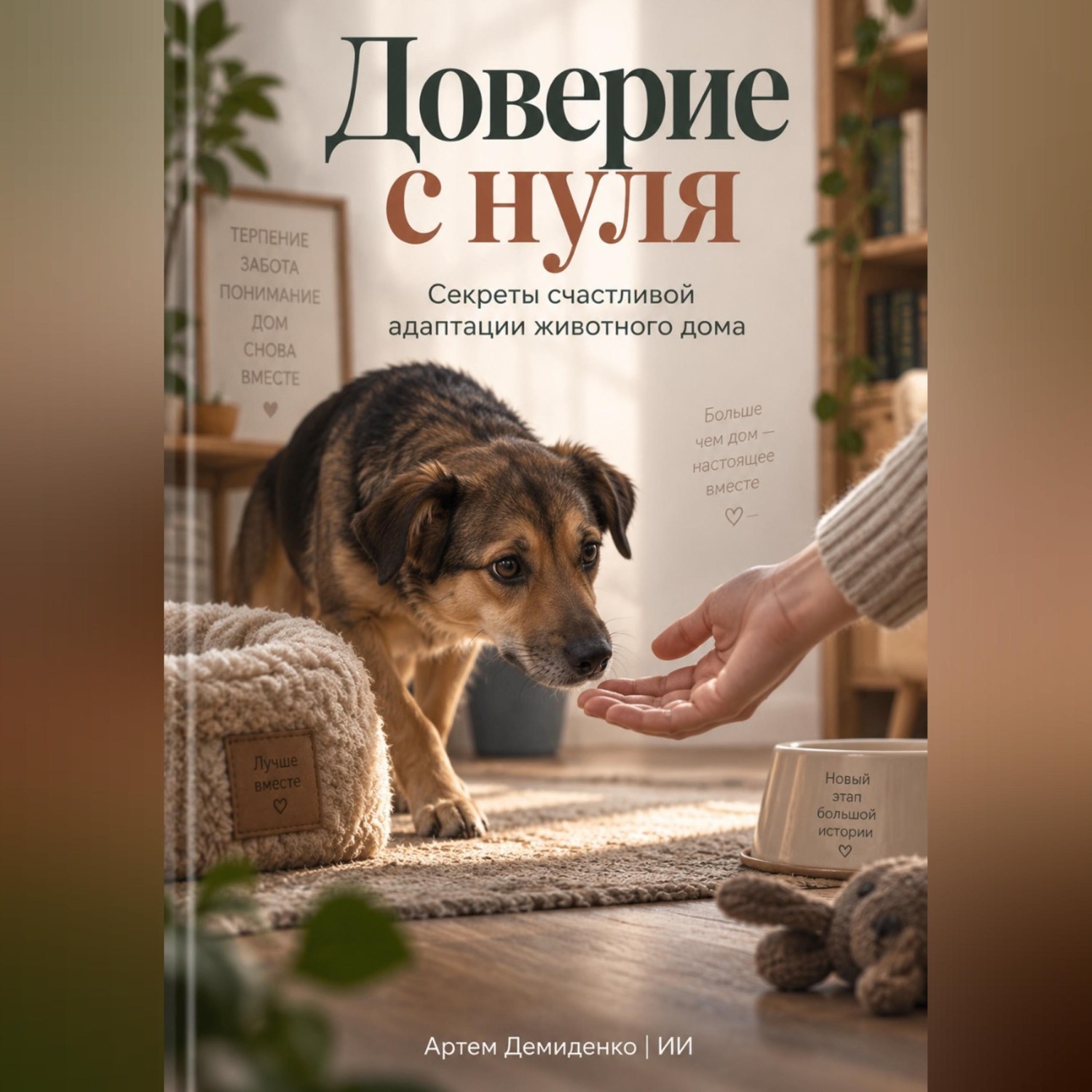 Обложка книги «Доверие с нуля: Секреты счастливой адаптации животного дома»