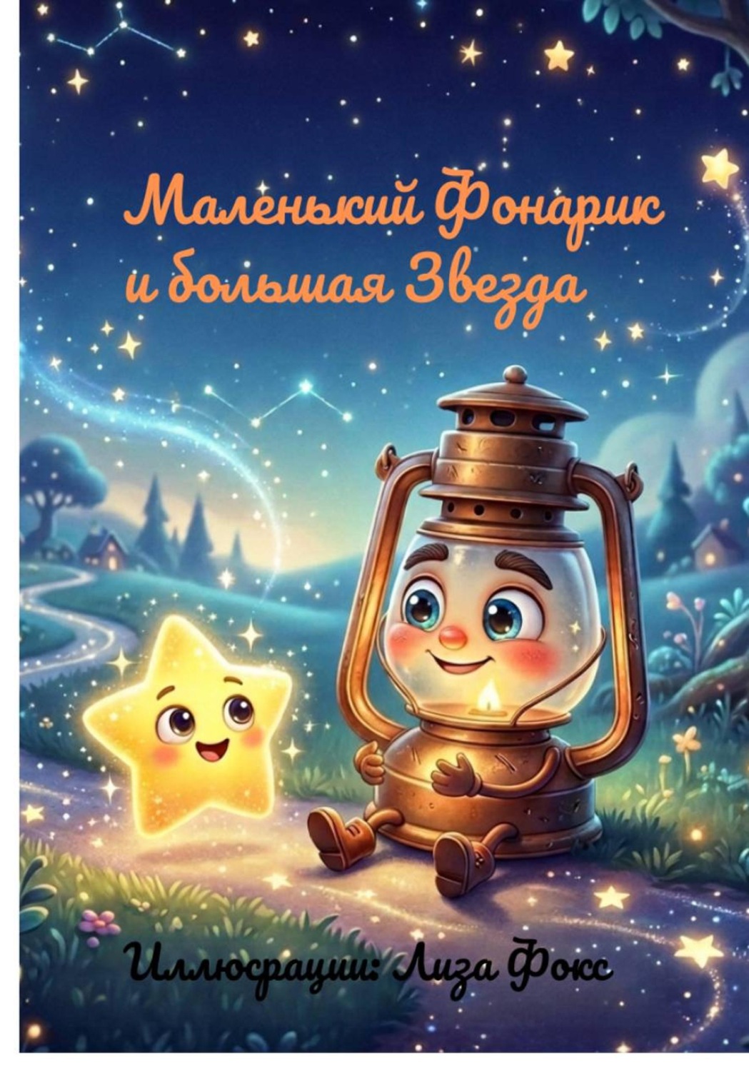 Обложка книги «Маленький фонарик и большая звезда»