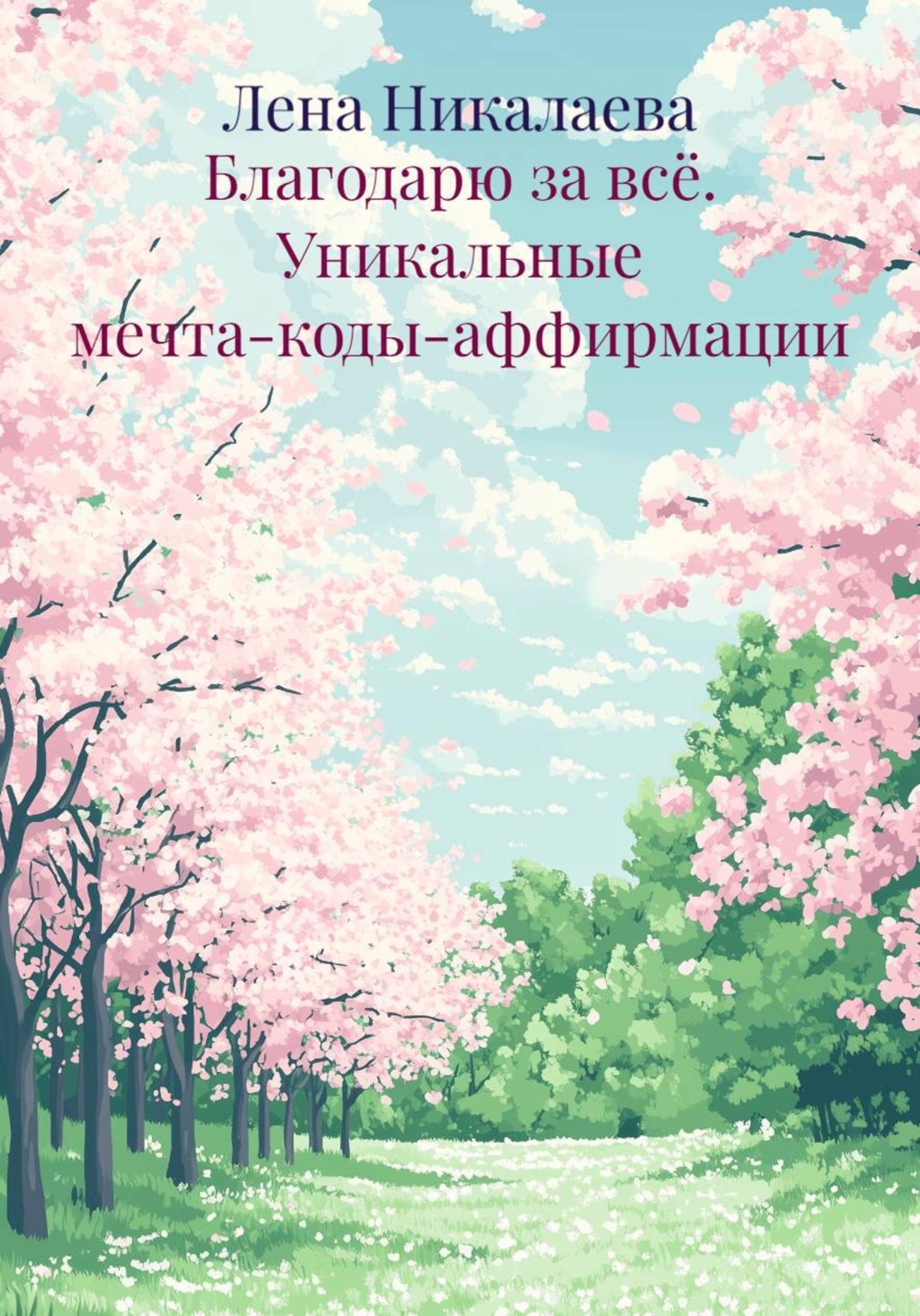 Обложка книги «Благодарю за всё. Уникальные мечта-коды-аффирмации»