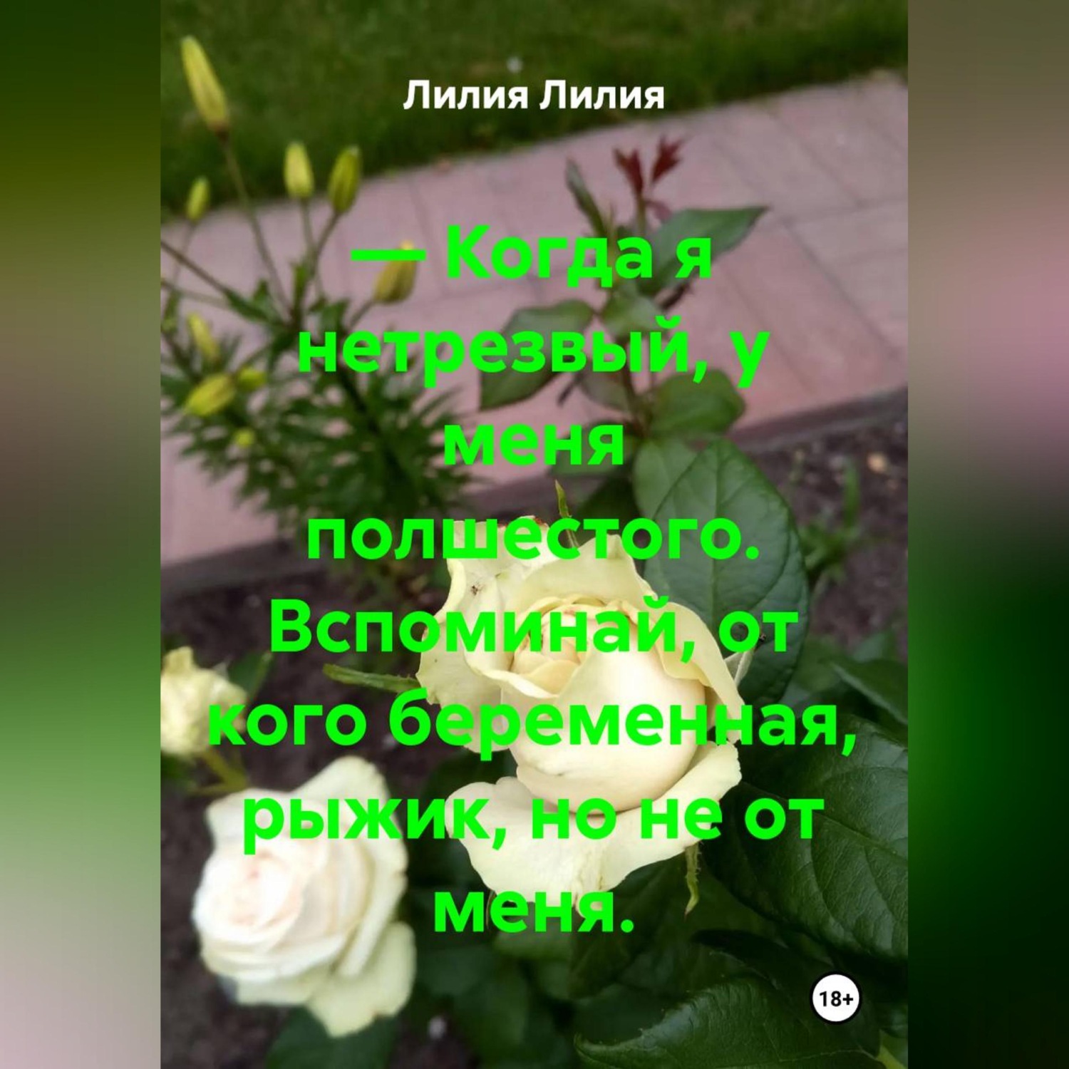 Обложка книги «— Когда я нетрезвый, у меня полшестого. Вспоминай, от кого беременная, рыжик, но не от меня.»