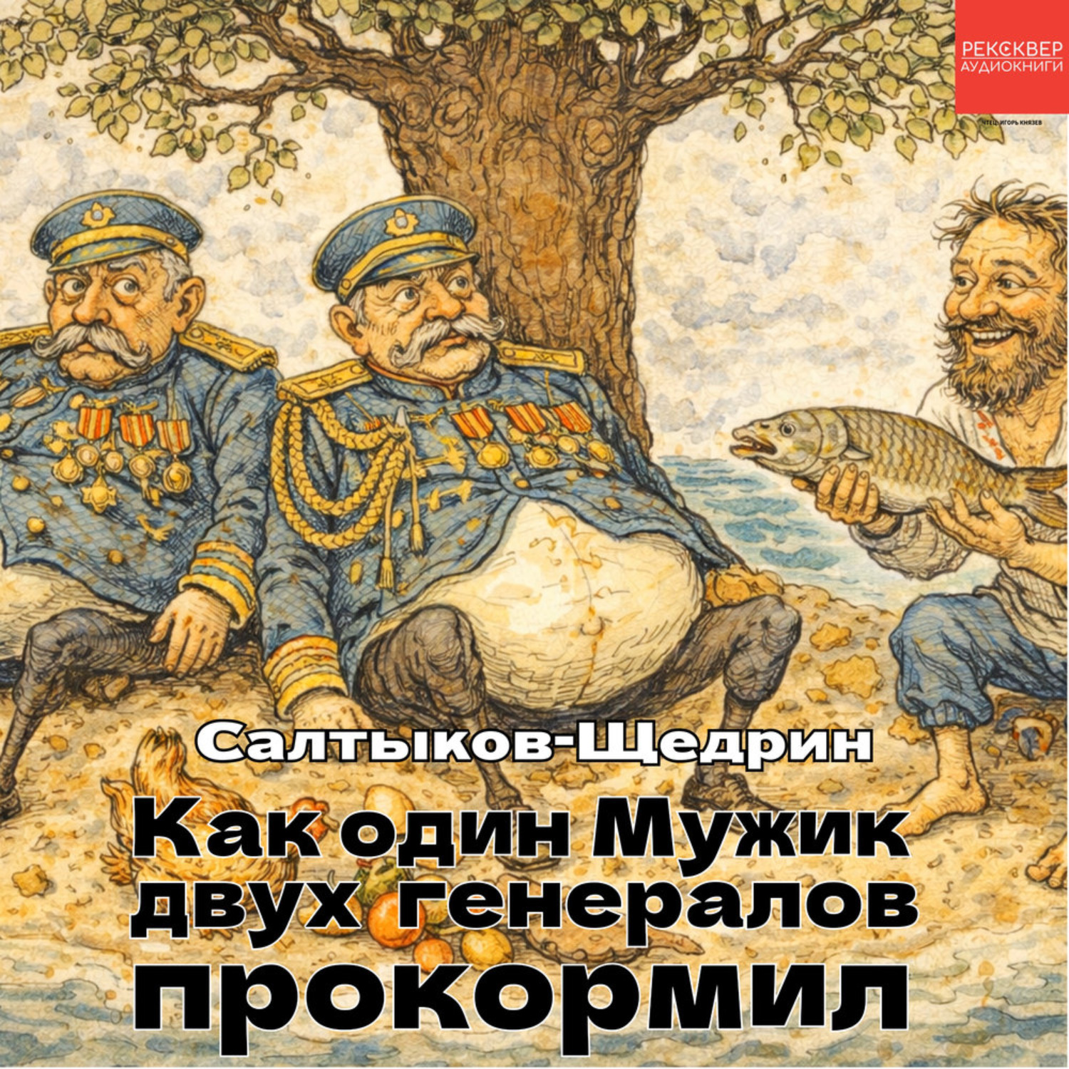 Обложка книги «Повесть о том, как один мужик двух генералов прокормил»