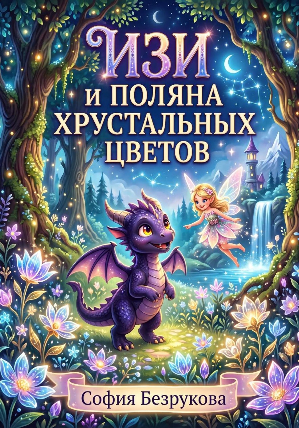 Обложка книги «Изи и поляна хрустальных цветов»