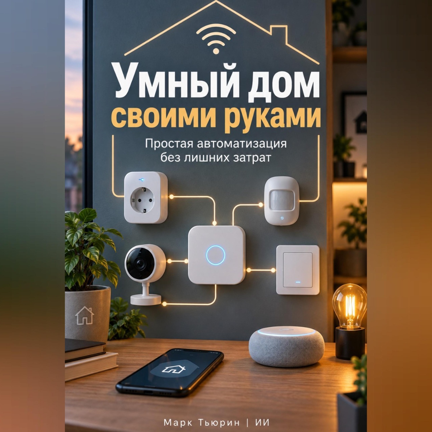 Обложка книги «Умный дом своими руками: Простая автоматизация без лишних затрат»