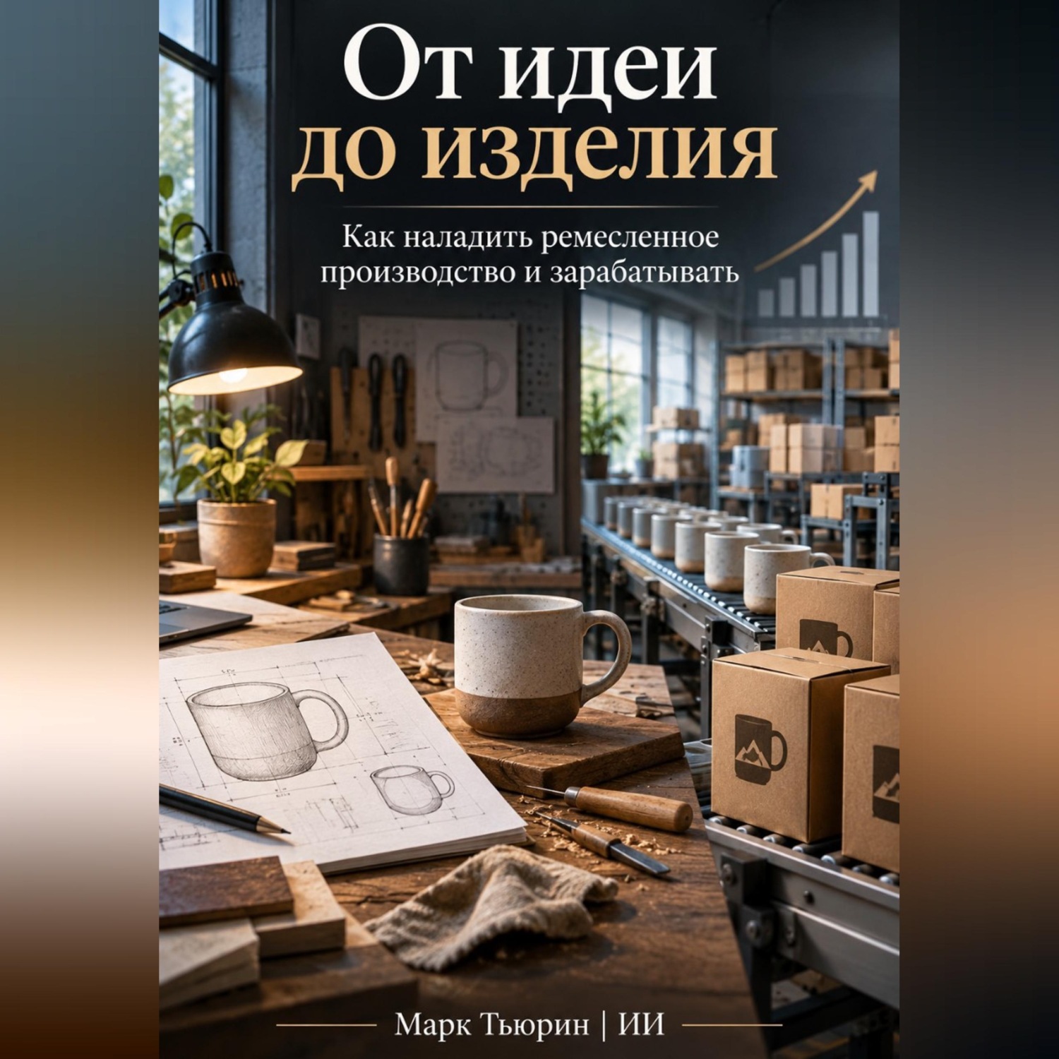 Обложка книги «От идеи до изделия: Как наладить ремесленное производство и зарабатывать»