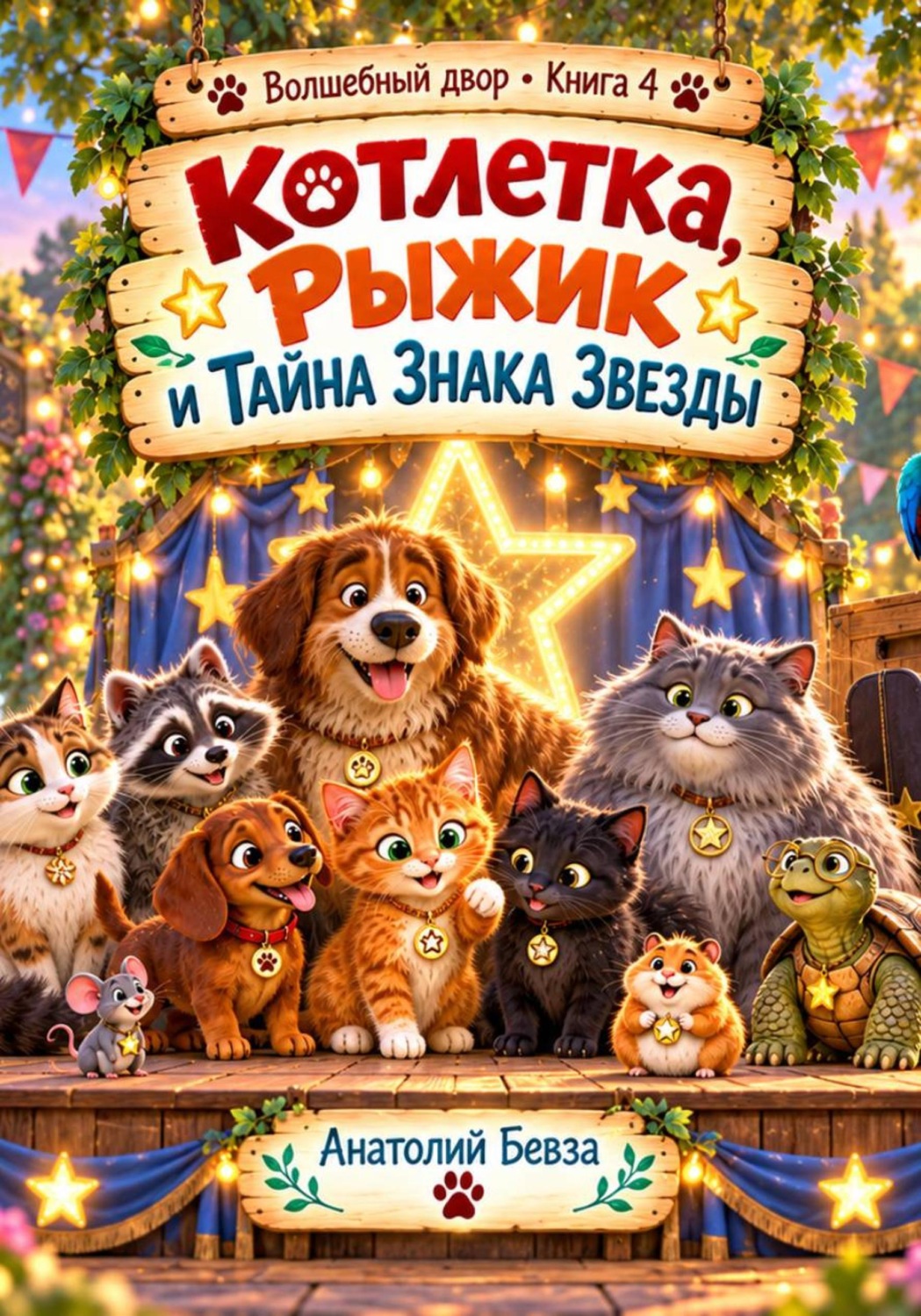 Обложка книги «Котлетка, Рыжик и тайна знака звезды»