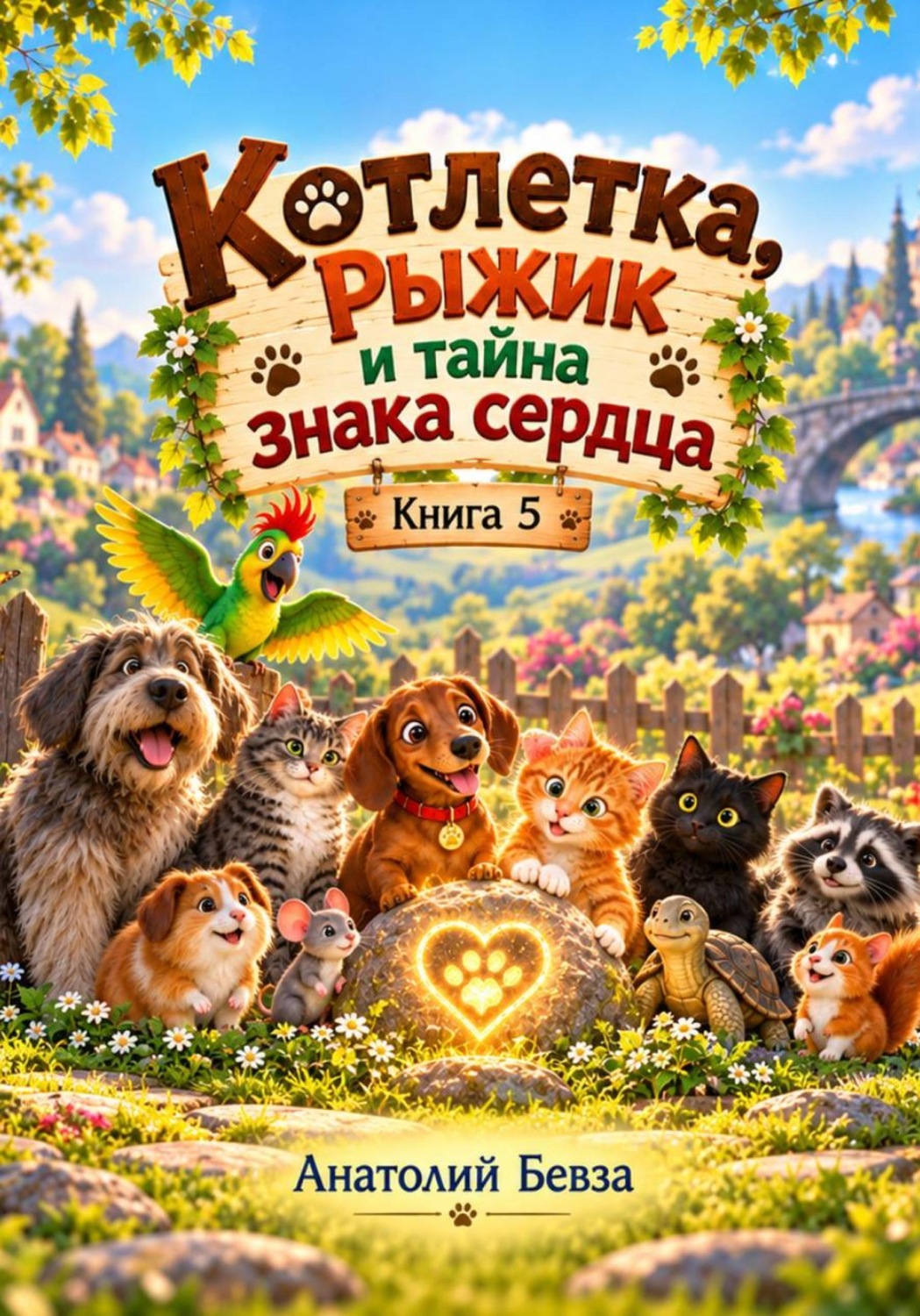 Обложка книги «Котлетка, Рыжик и тайна знака сердца»