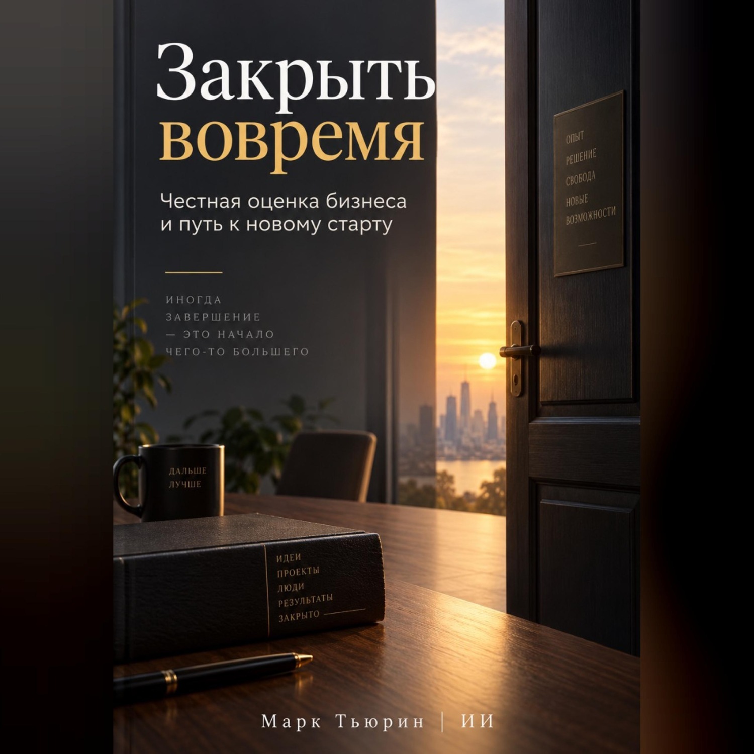 Обложка книги «Закрыть вовремя: Честная оценка бизнеса и путь к новому старту»