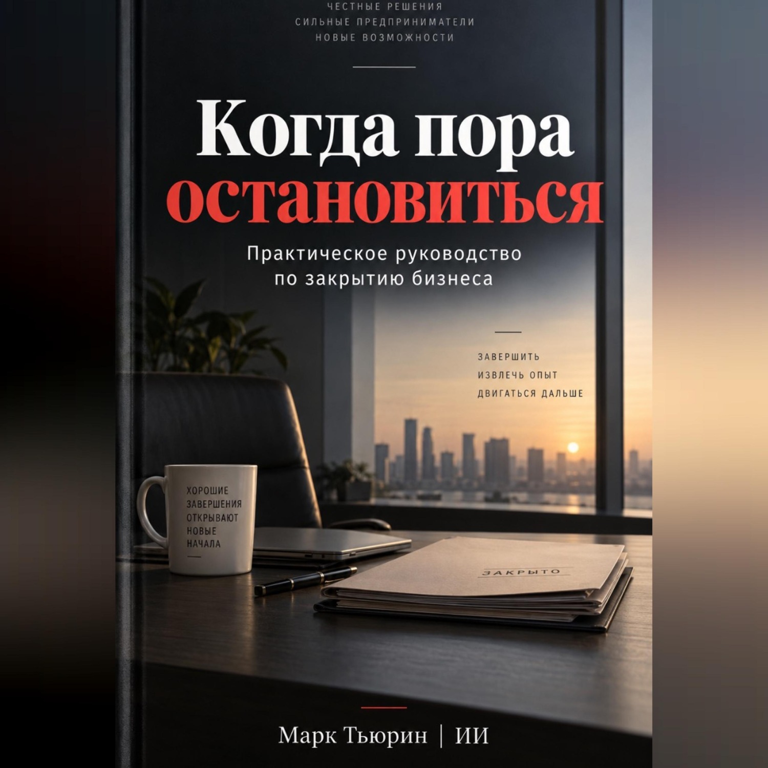 Обложка книги «Когда пора остановиться: Практическое руководство по закрытию бизнеса»