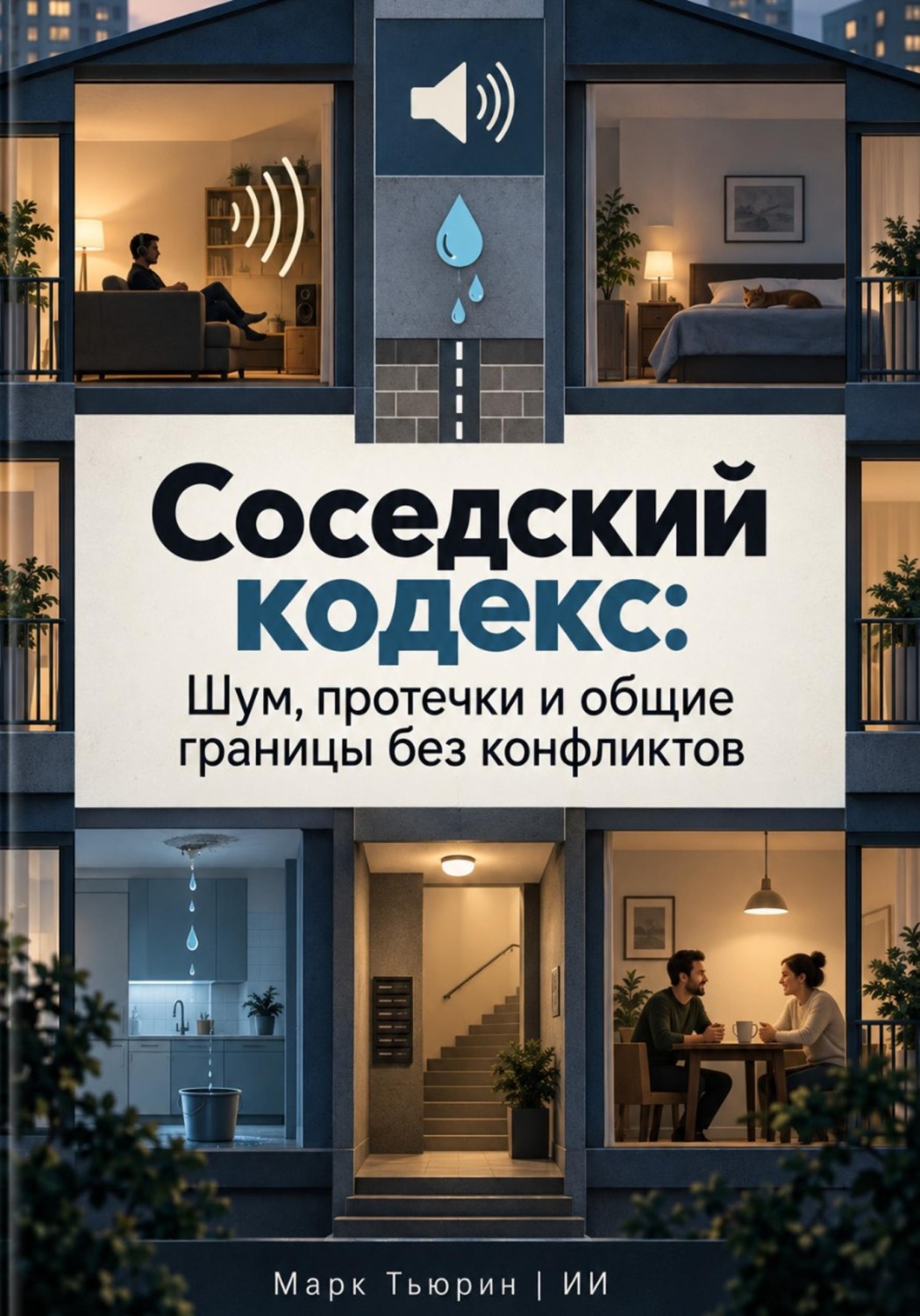 Обложка книги «Соседский кодекс: Шум, протечки и общие границы без конфликтов»