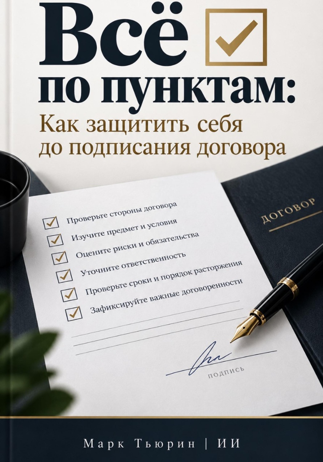 Обложка книги «Всё по пунктам: Как защитить себя до подписания договора»