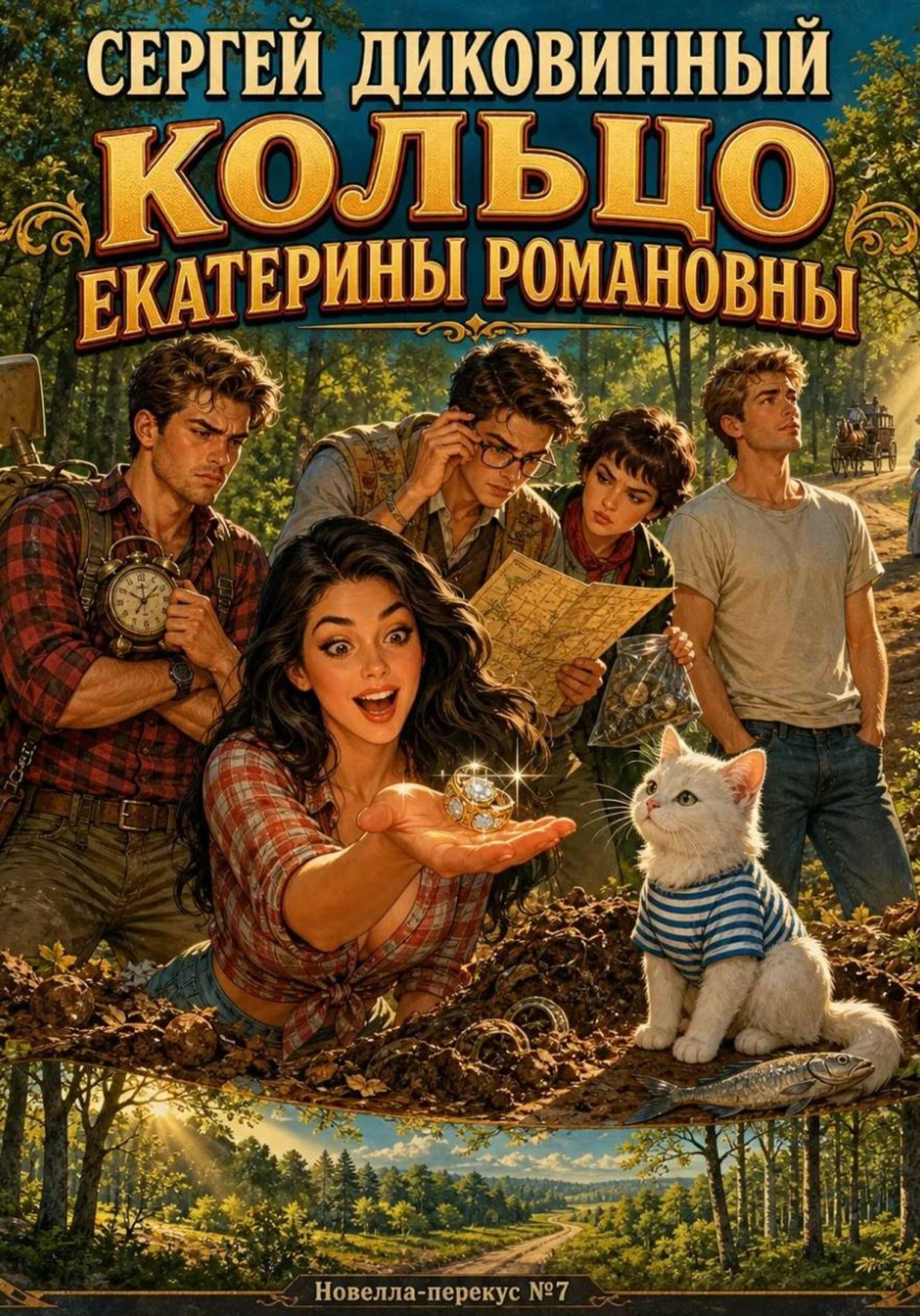 Обложка книги «Кольцо Екатерины Романовны»