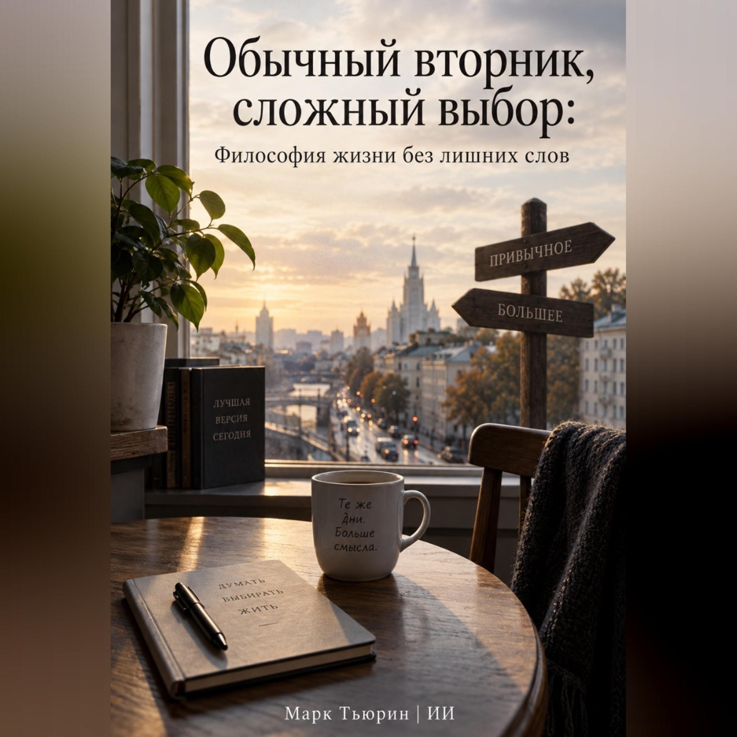 Обложка книги «Обычный вторник, сложный выбор: Философия жизни без лишних слов»