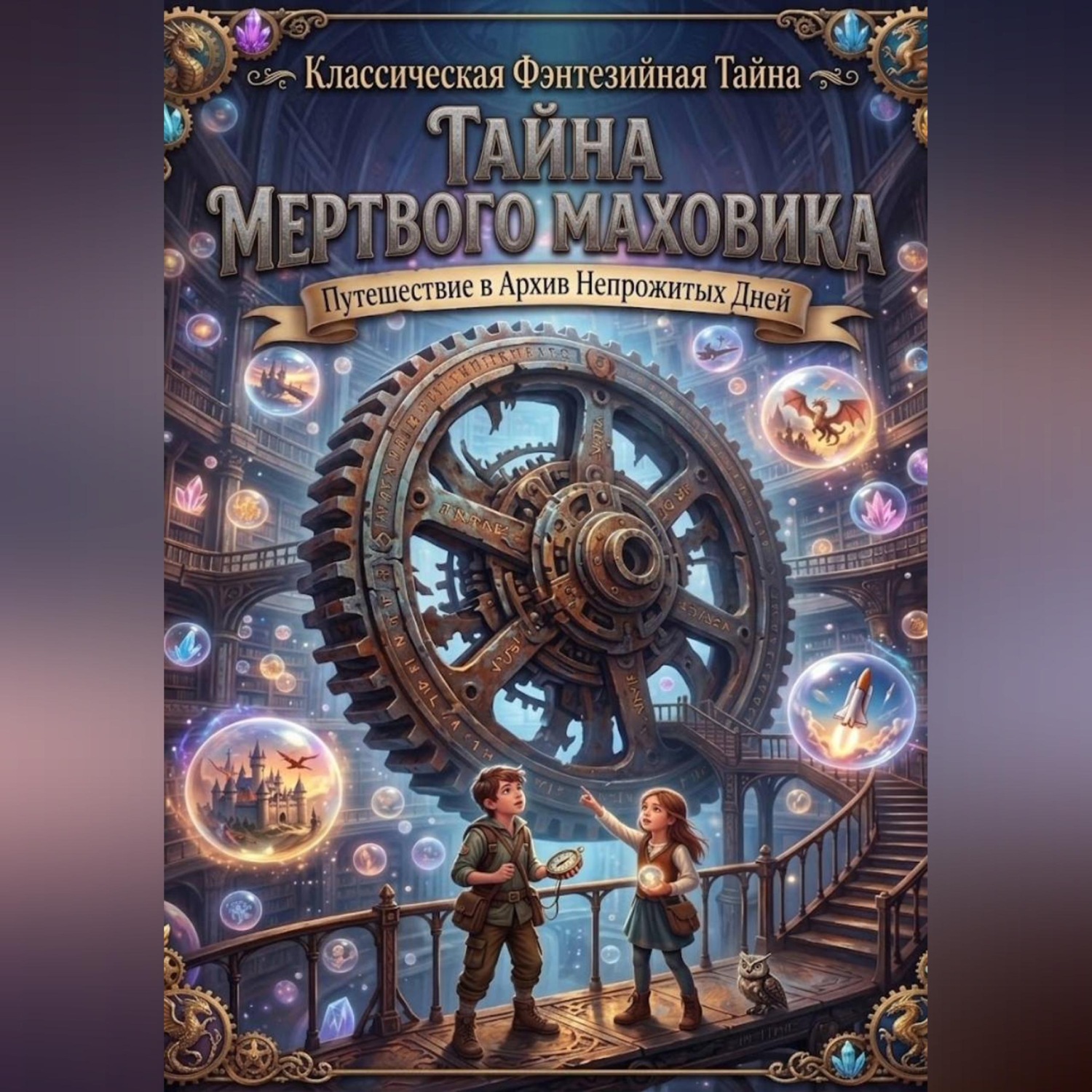 Обложка книги «Путешествие в архив непрожитых дней. Тайна мертвого маховика.»