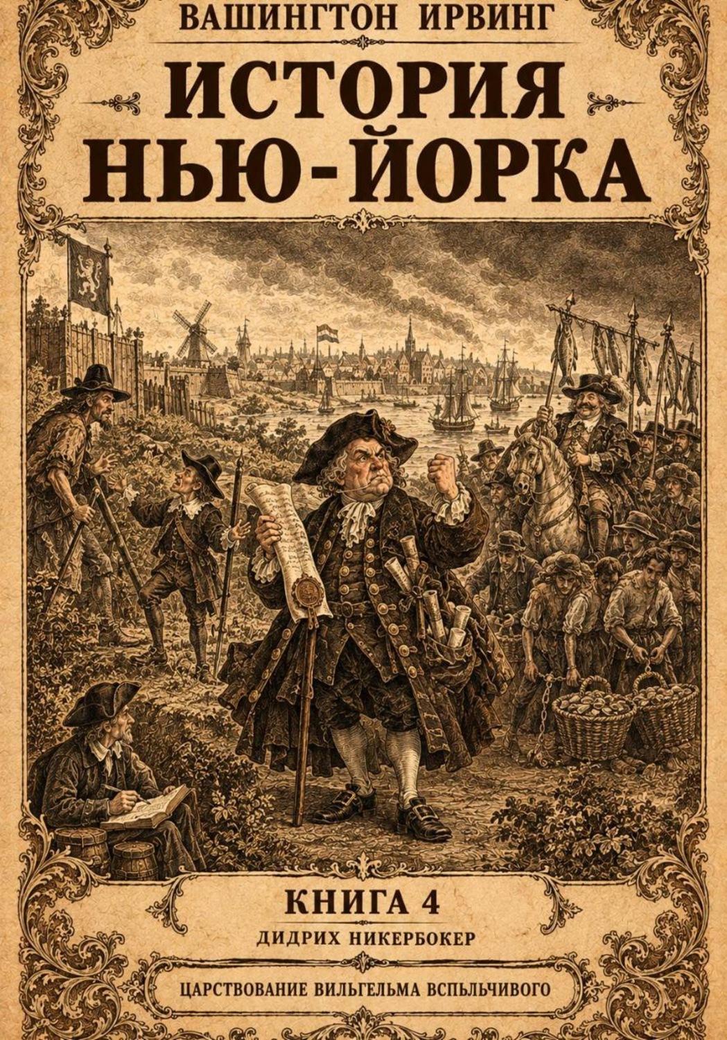 Обложка книги «История Нью-Йорка. Книга 4»