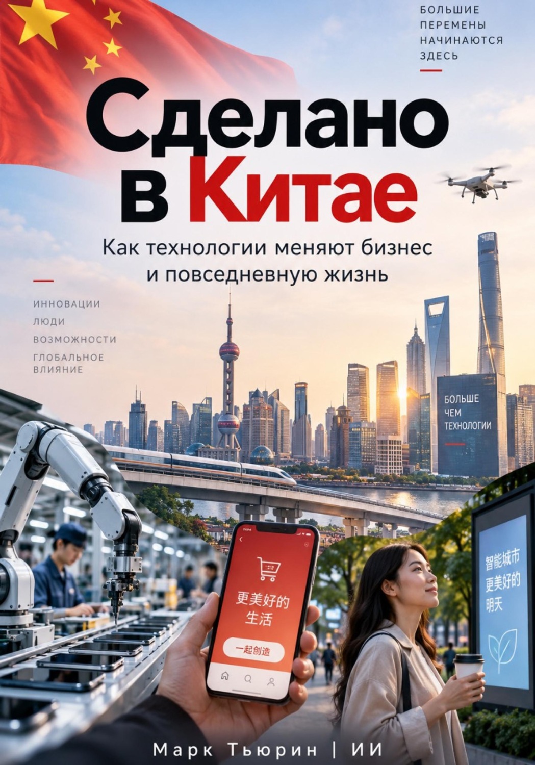 Обложка книги «Сделано в Китае: Как технологии меняют бизнес и повседневную жизнь»