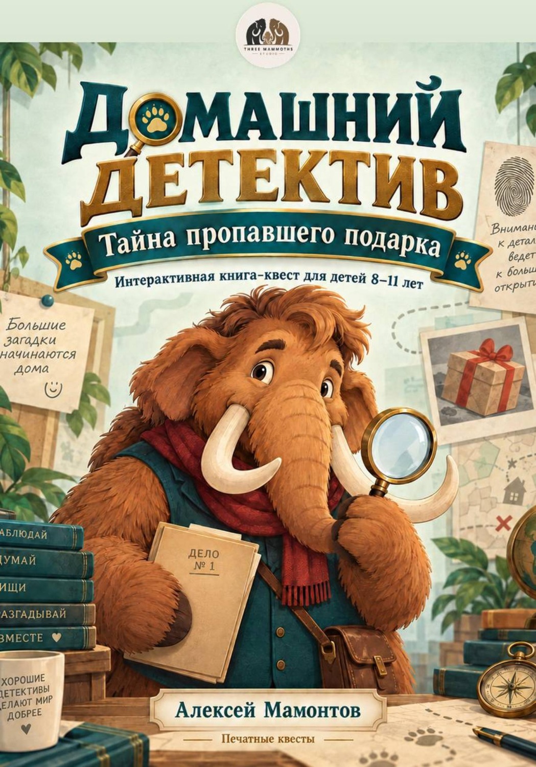 Обложка: Домашний детектив: Тайна пропавшего подарка