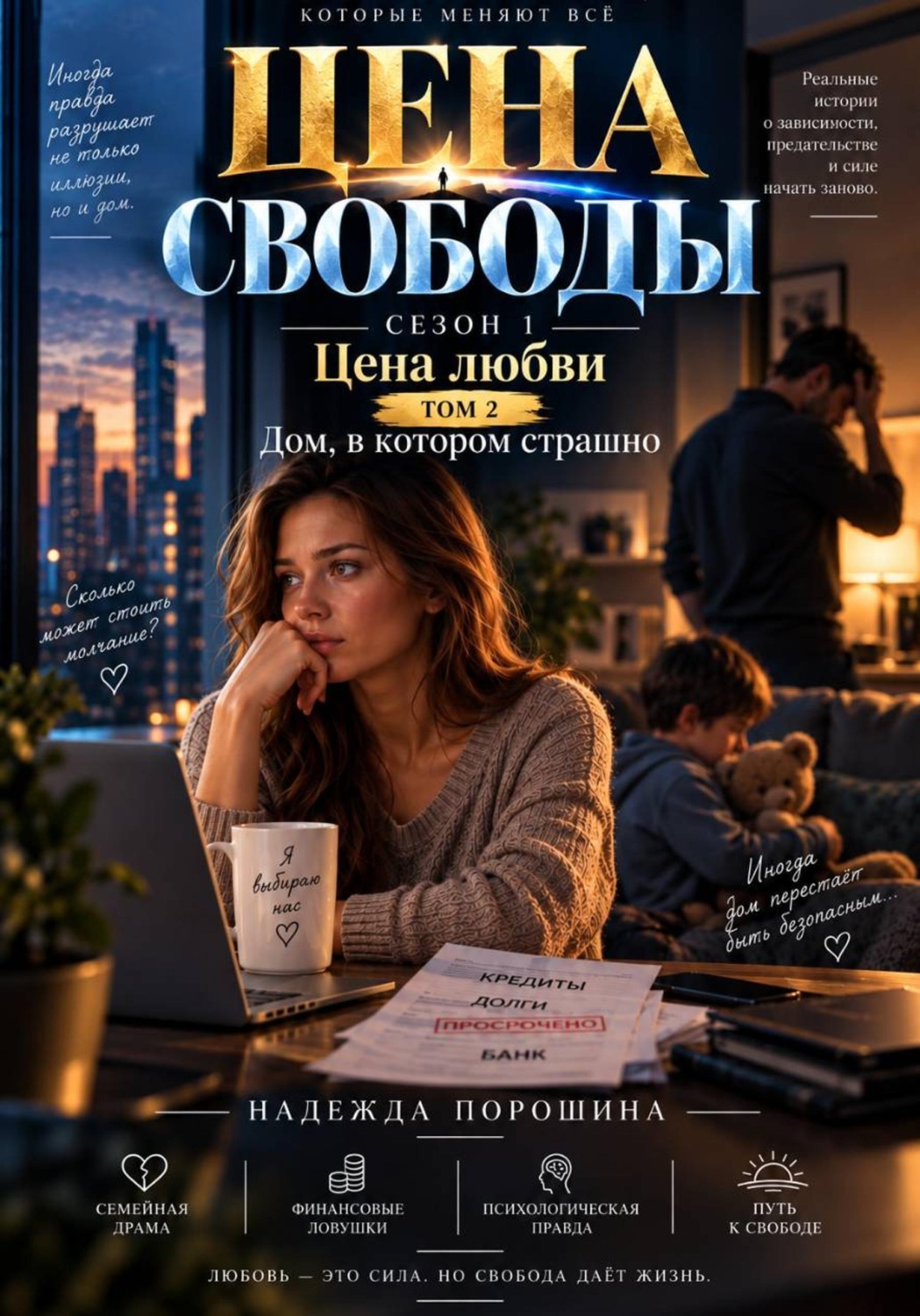 Обложка книги «ЦЕНА СВОБОДЫ. СЕЗОН 1. Цена любви. ТОМ 2. Дом, в котором страшно»