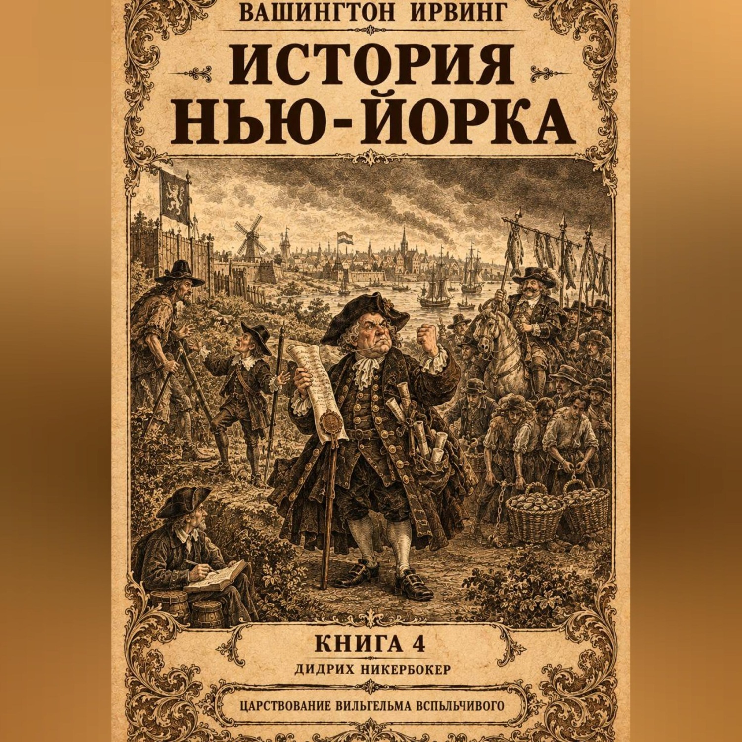 Обложка книги «История Нью-Йорка. Книга 4»