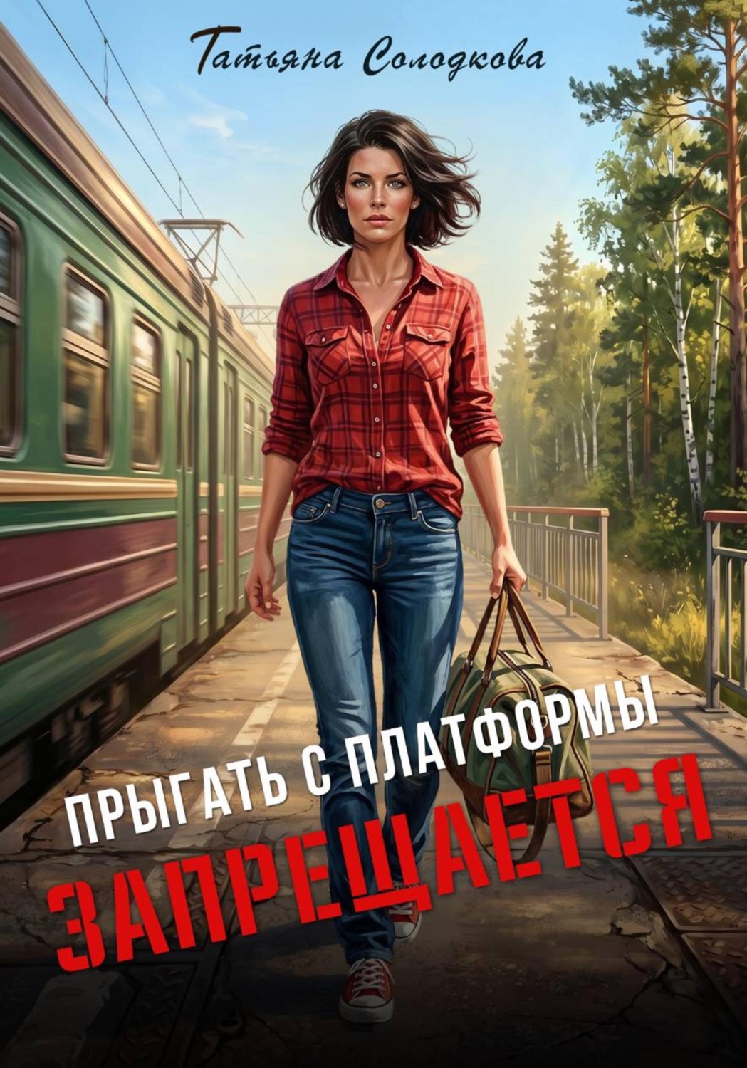 Обложка книги «Прыгать с платформы запрещается»
