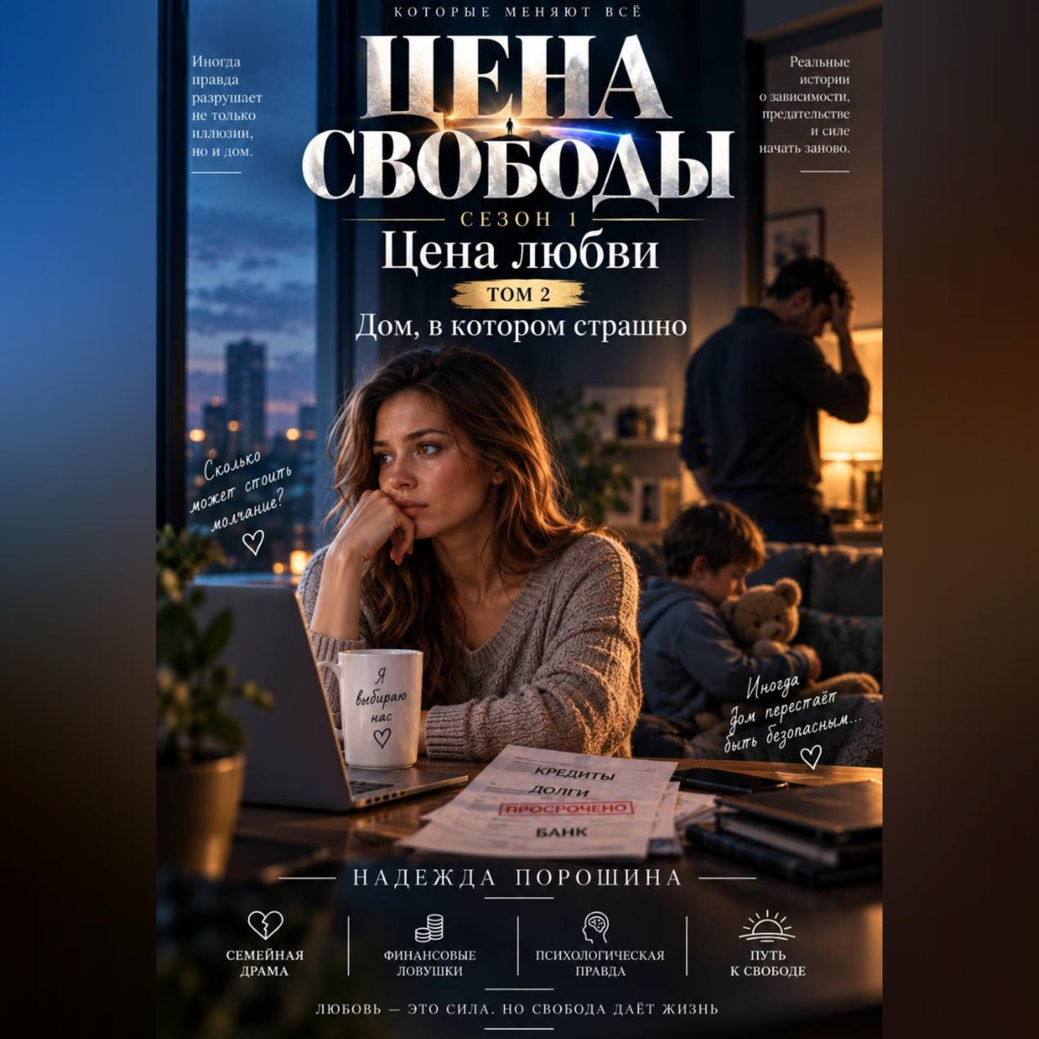 Обложка книги «ЦЕНА СВОБОДЫ. СЕЗОН 1. Цена любви. ТОМ 2. Дом, в котором страшно»