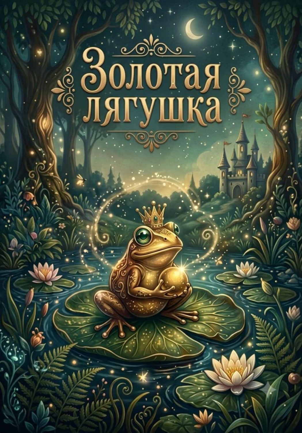Обложка: Золотая лягушка
