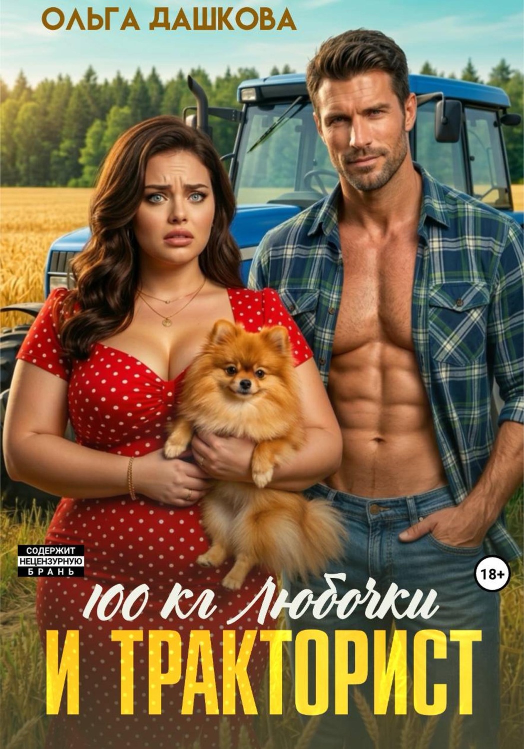 Обложка книги «100 килограмм Любочки для Тракториста»