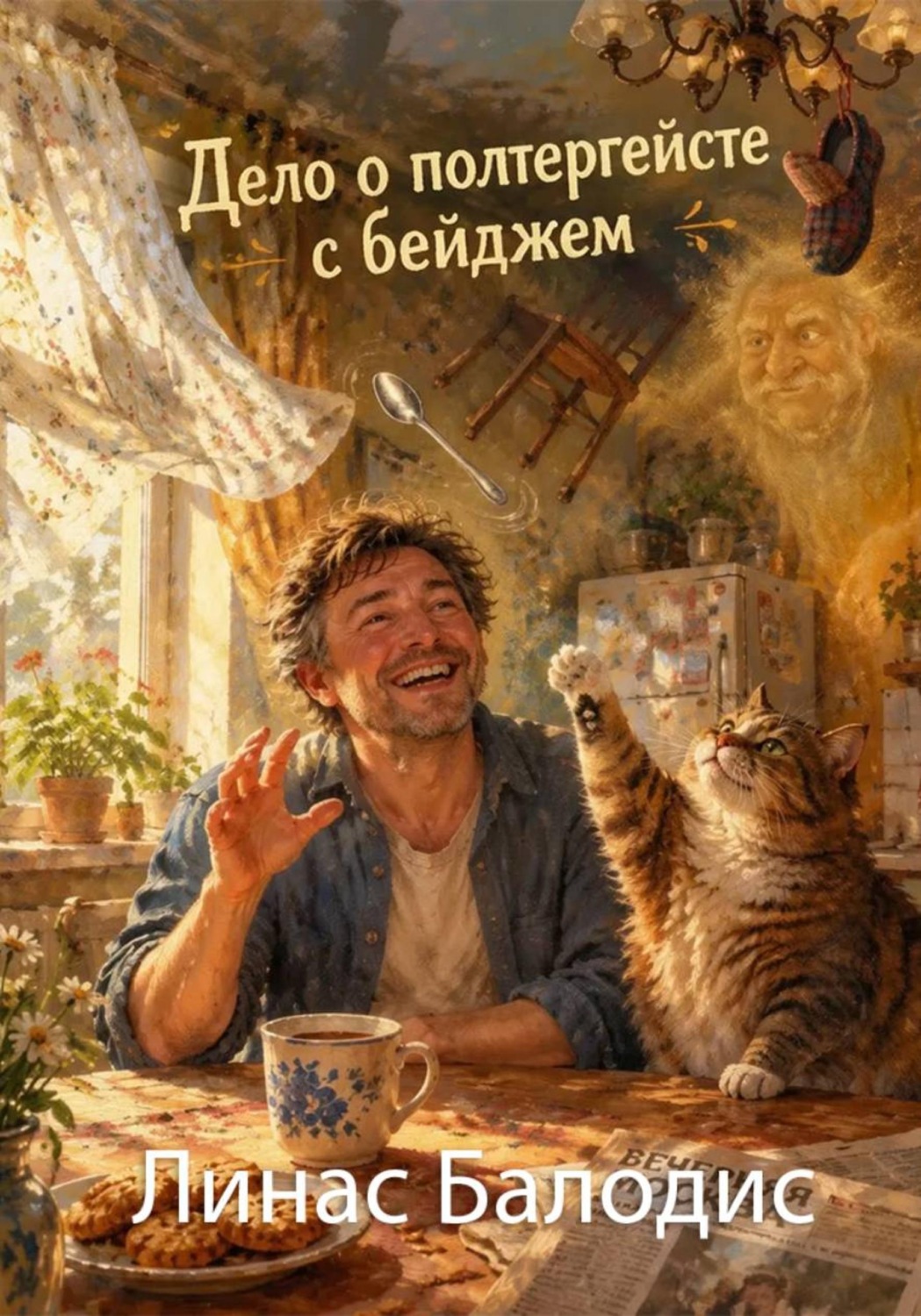 Обложка книги «Дело о полтергейсте с бейджем»