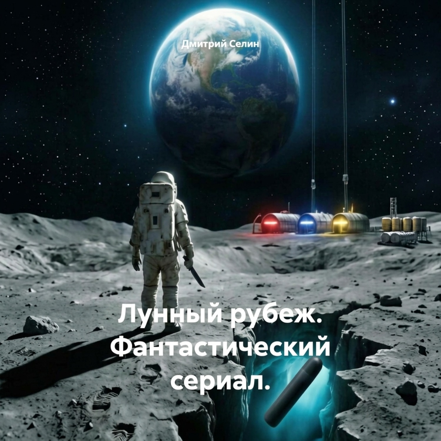 Обложка книги «Лунный рубеж. Фантастический сериал.»