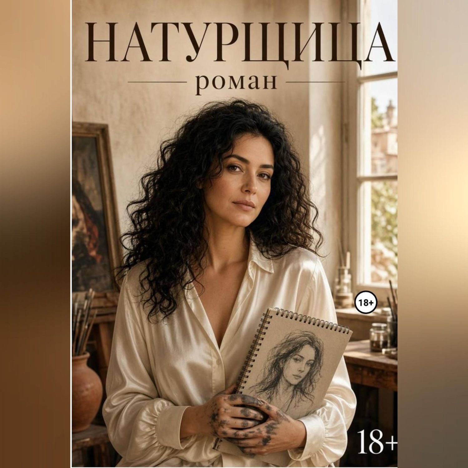 Обложка книги «Натурщица»