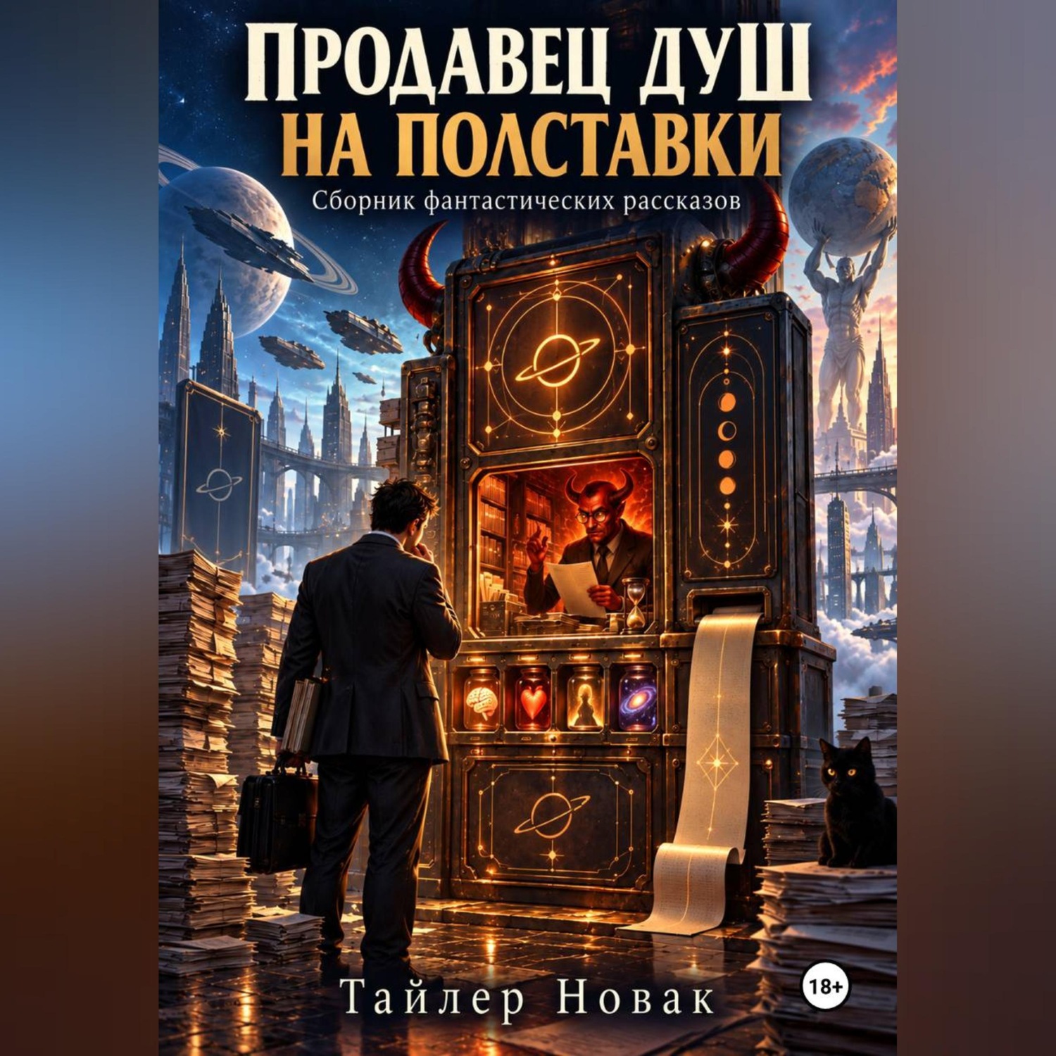 Обложка книги «Продавец душ на пол ставки»