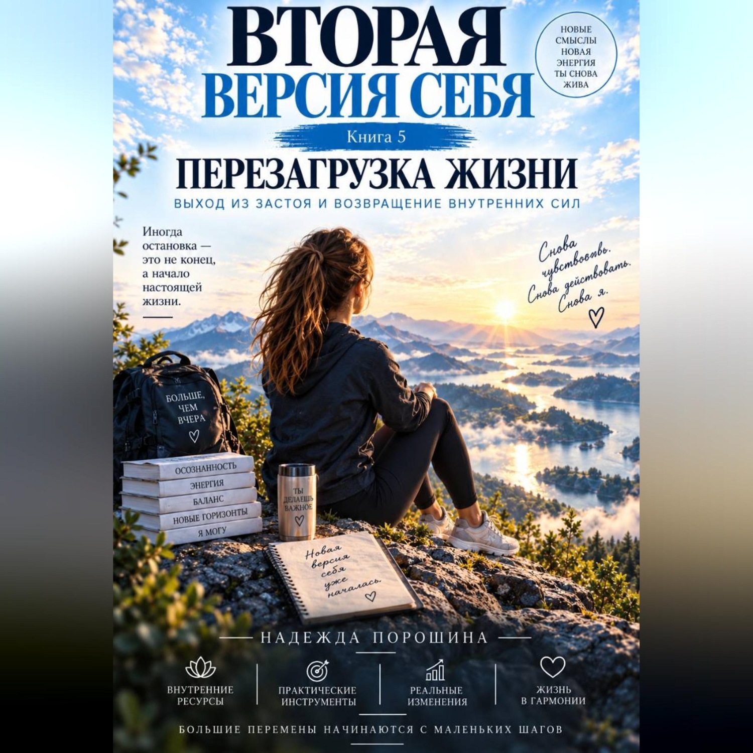 Обложка книги «Вторая версия себя. Перезагрузка жизни»