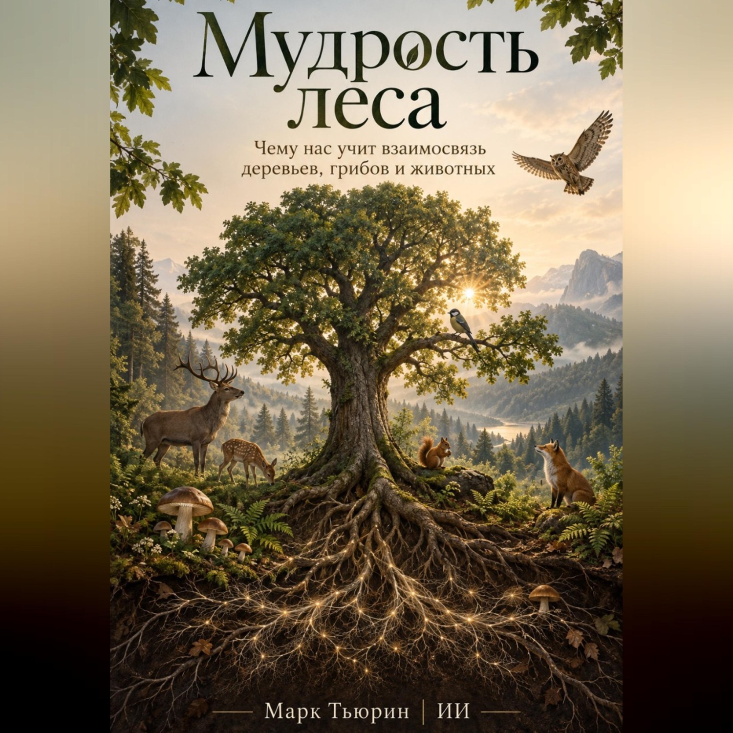Обложка книги «Мудрость леса: Чему нас учит взаимосвязь деревьев, грибов и животных»