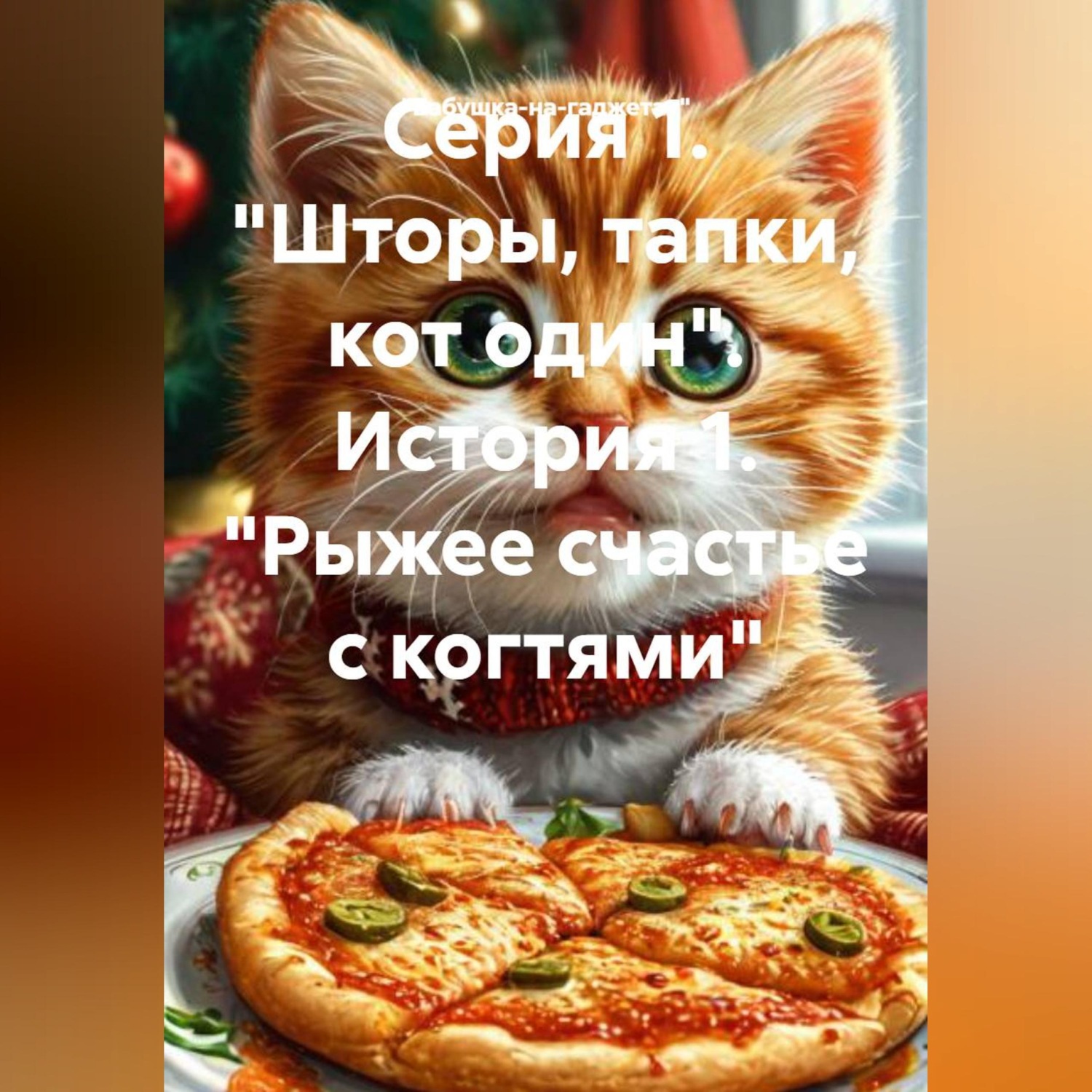 Обложка книги «Серия 1. "Шторы, тапки, кот один". История 1. "Рыжее счастье с когтями"»