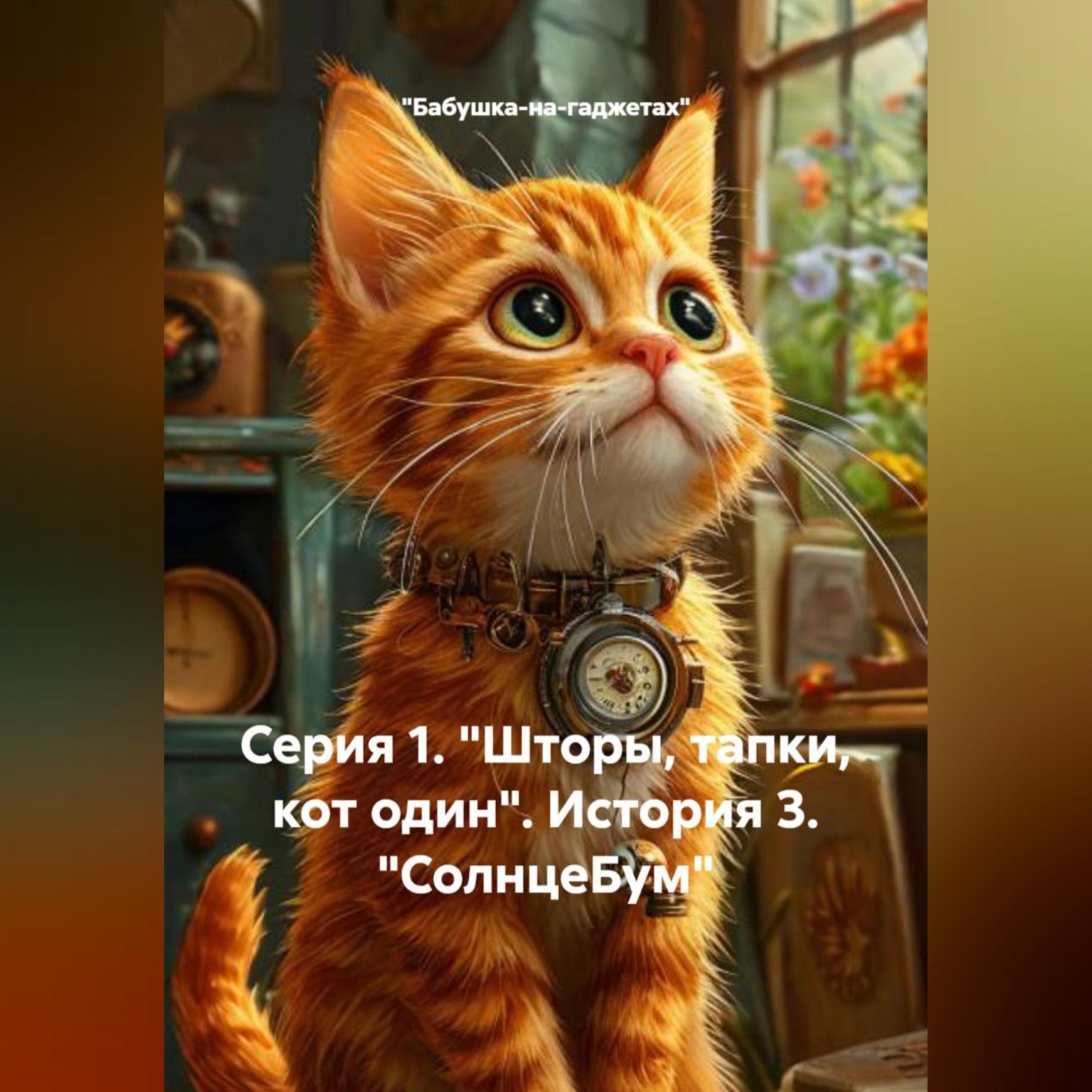 Обложка книги «Серия 1. "Шторы, тапки, кот один". История 3. "СолнцеБум"»