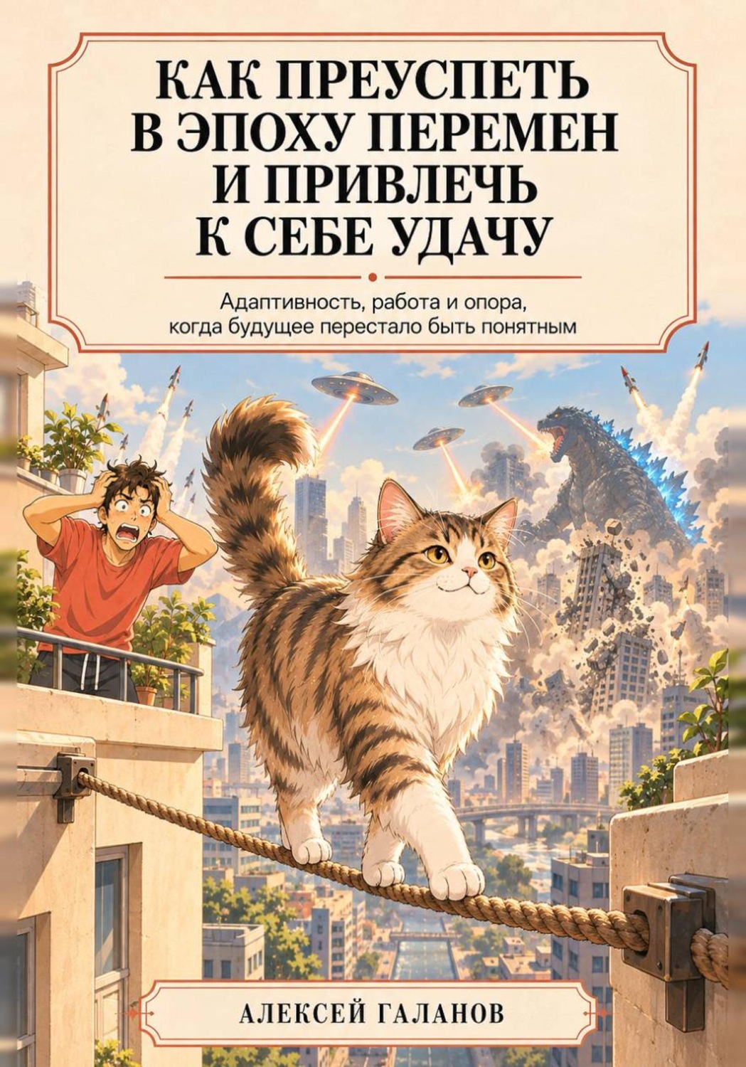 Обложка книги «Как преуспеть в эпоху перемен и привлечь к себе удачу»